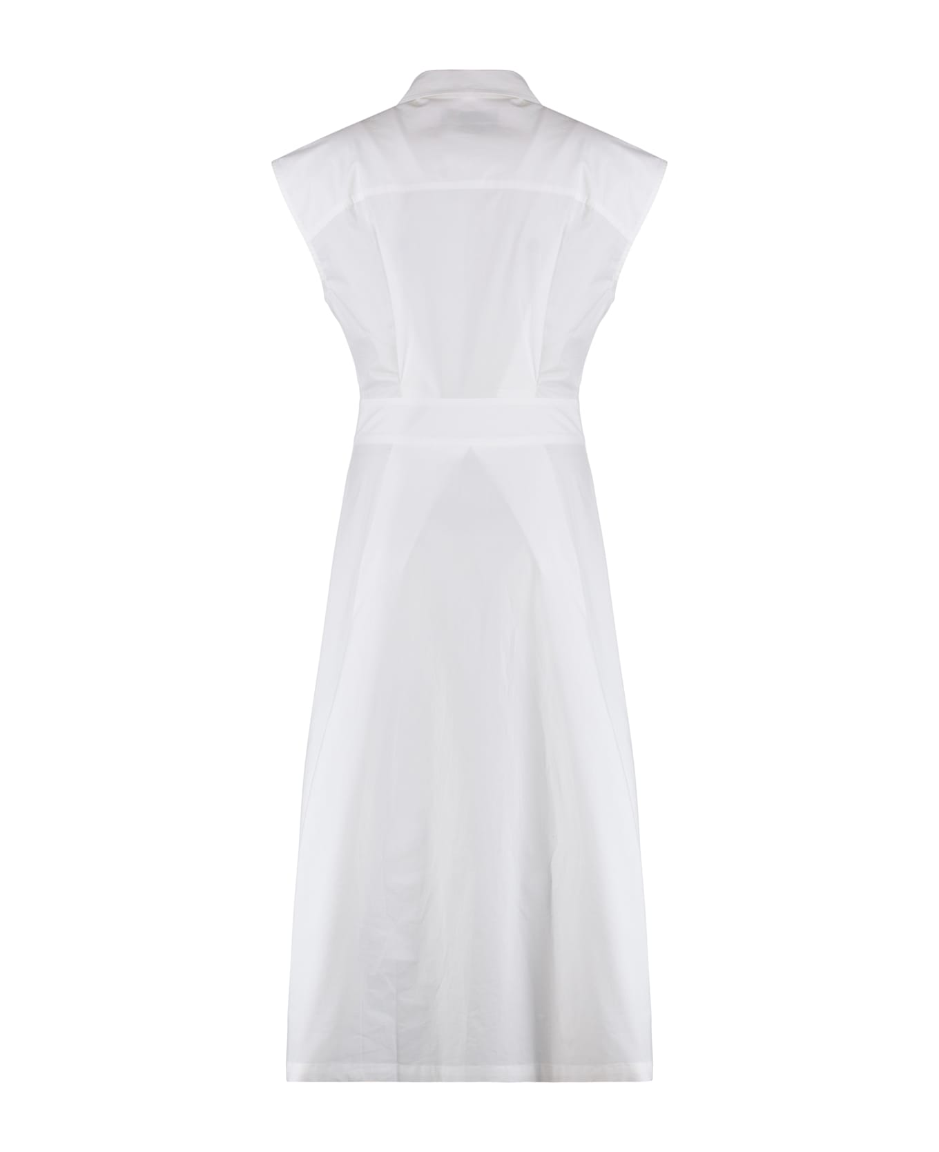 A.P.C. Cotton Poplin Shirtdress - White