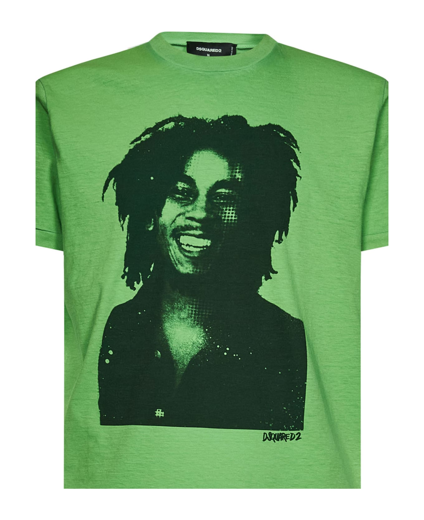 Dsquared2 Bob Marley Very Very Dan T-shirt - Green シャツ
