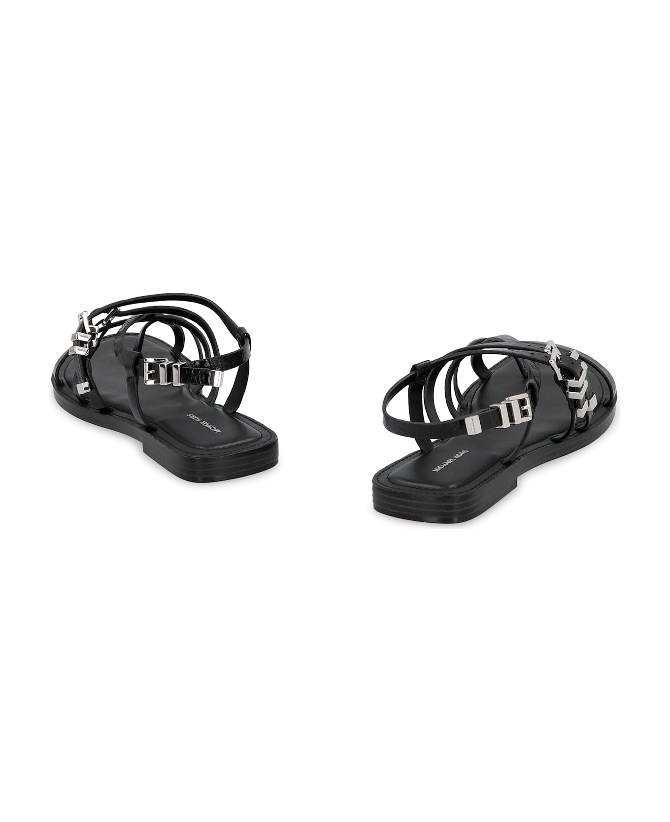 MICHAEL Michael Kors Darrington Leather Sandals - black