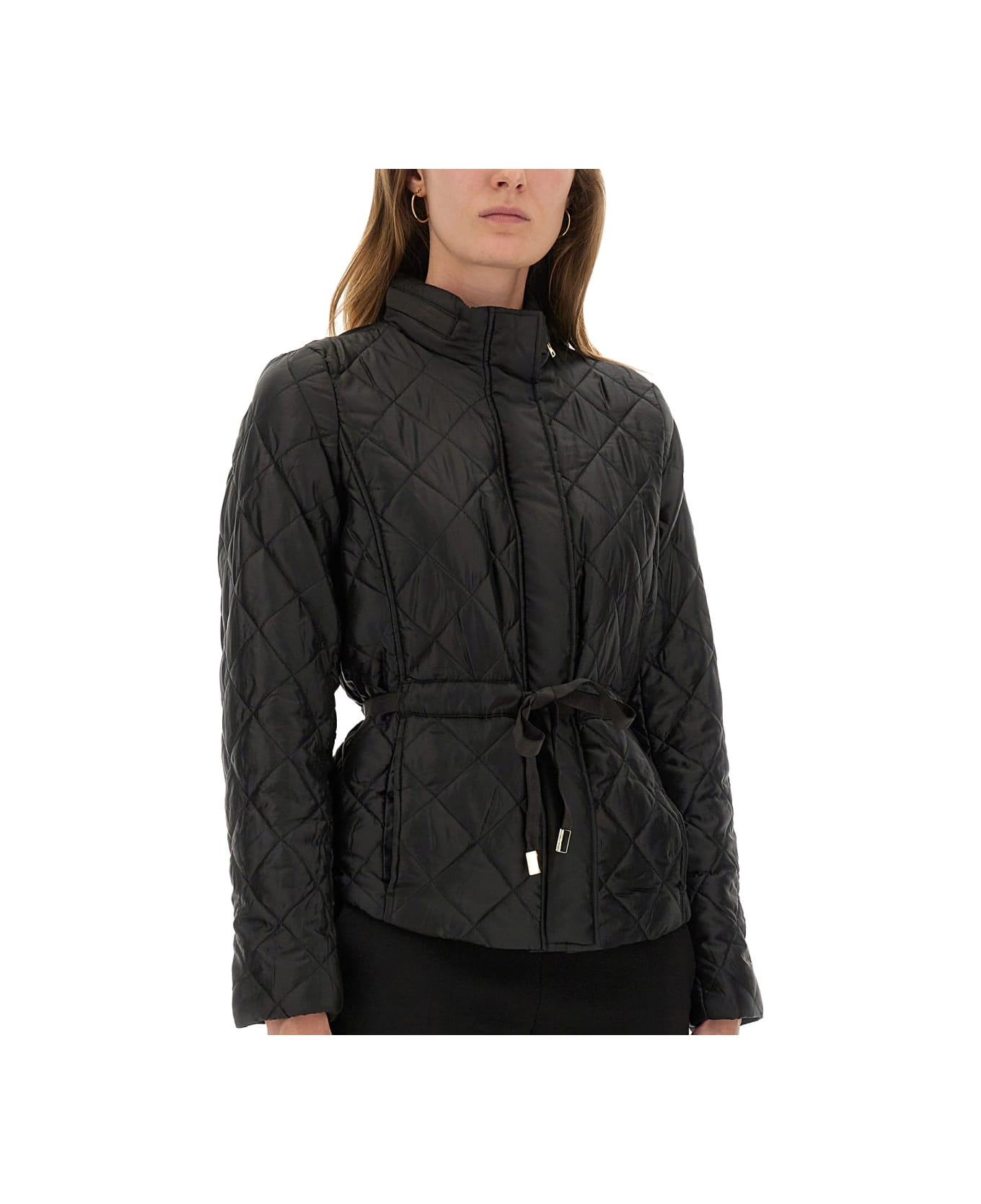 Michael Kors Quilted Padded Jacket - BLACK