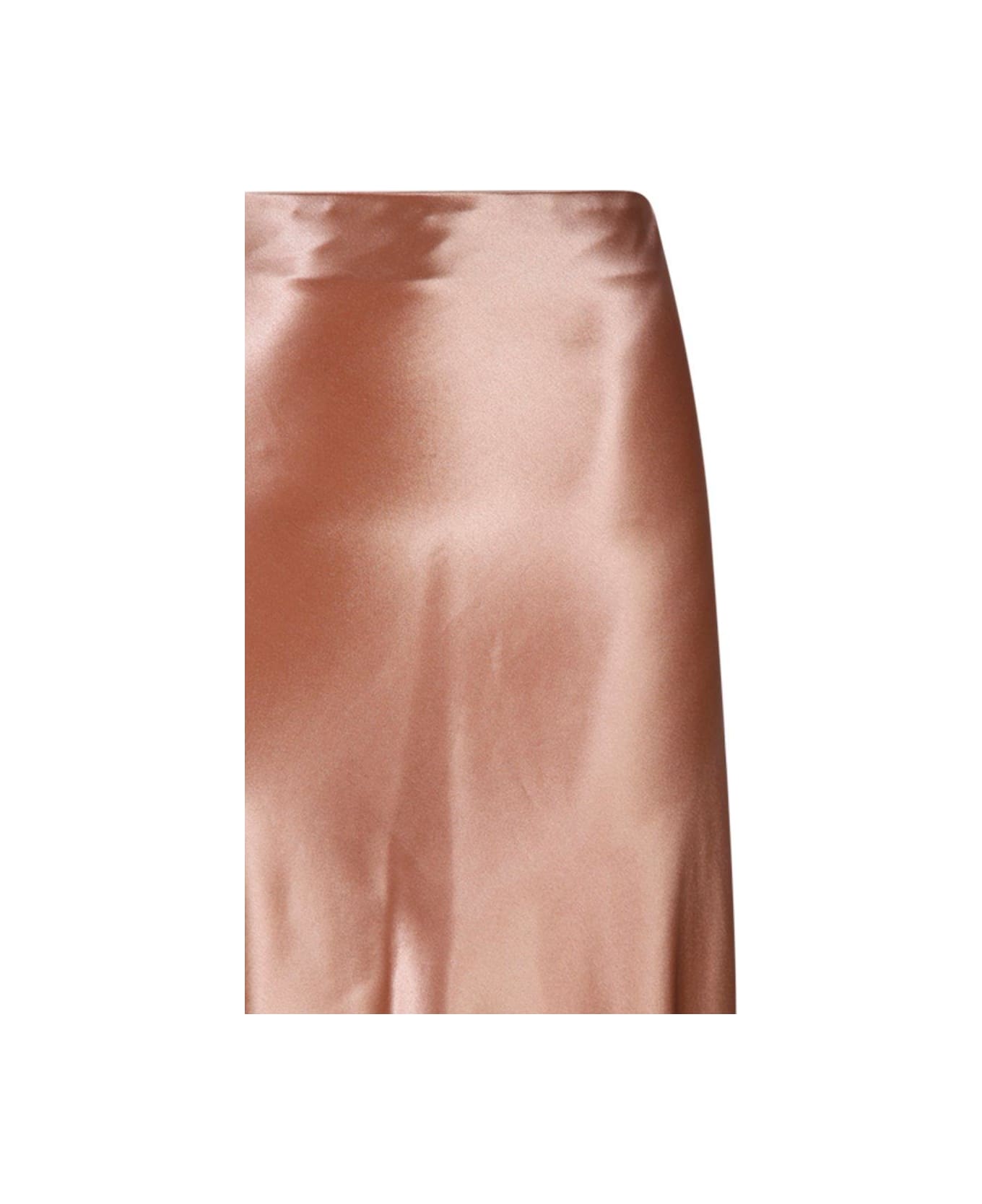 Forte_Forte Satin Maxi Skirt - Pink