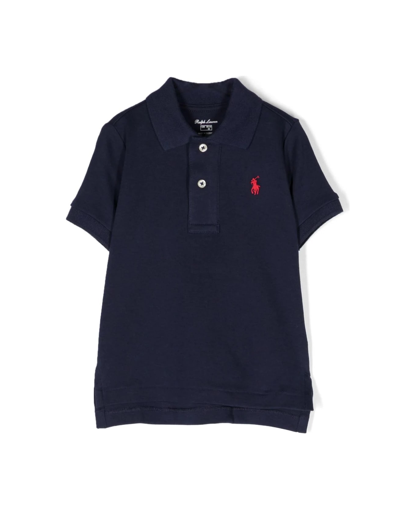 Ralph Lauren Piquet Polo Shirt With Pony - Blue