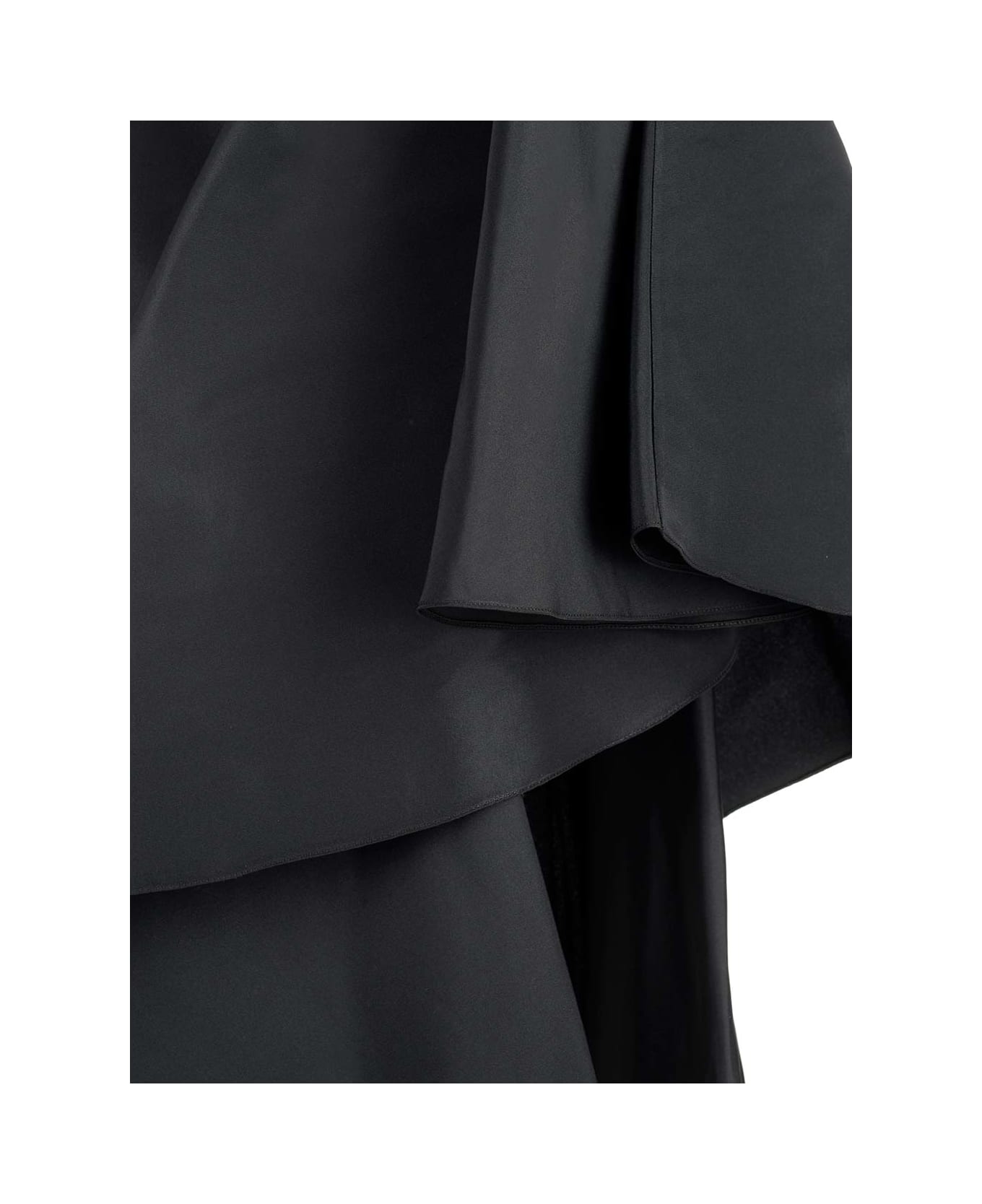 Alexander McQueen Asymmetric Skirt Midi Skirt - Black スカート