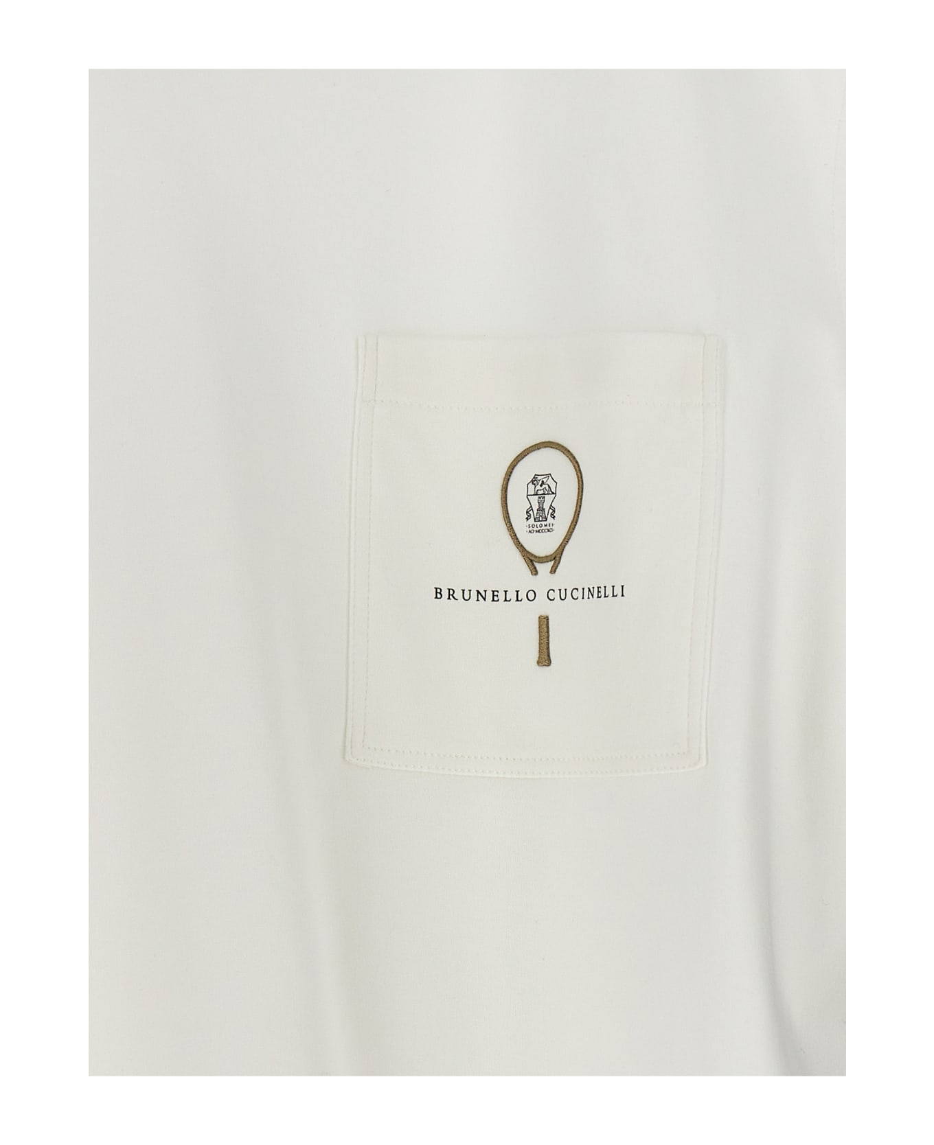Brunello Cucinelli Logo T-shirt - White
