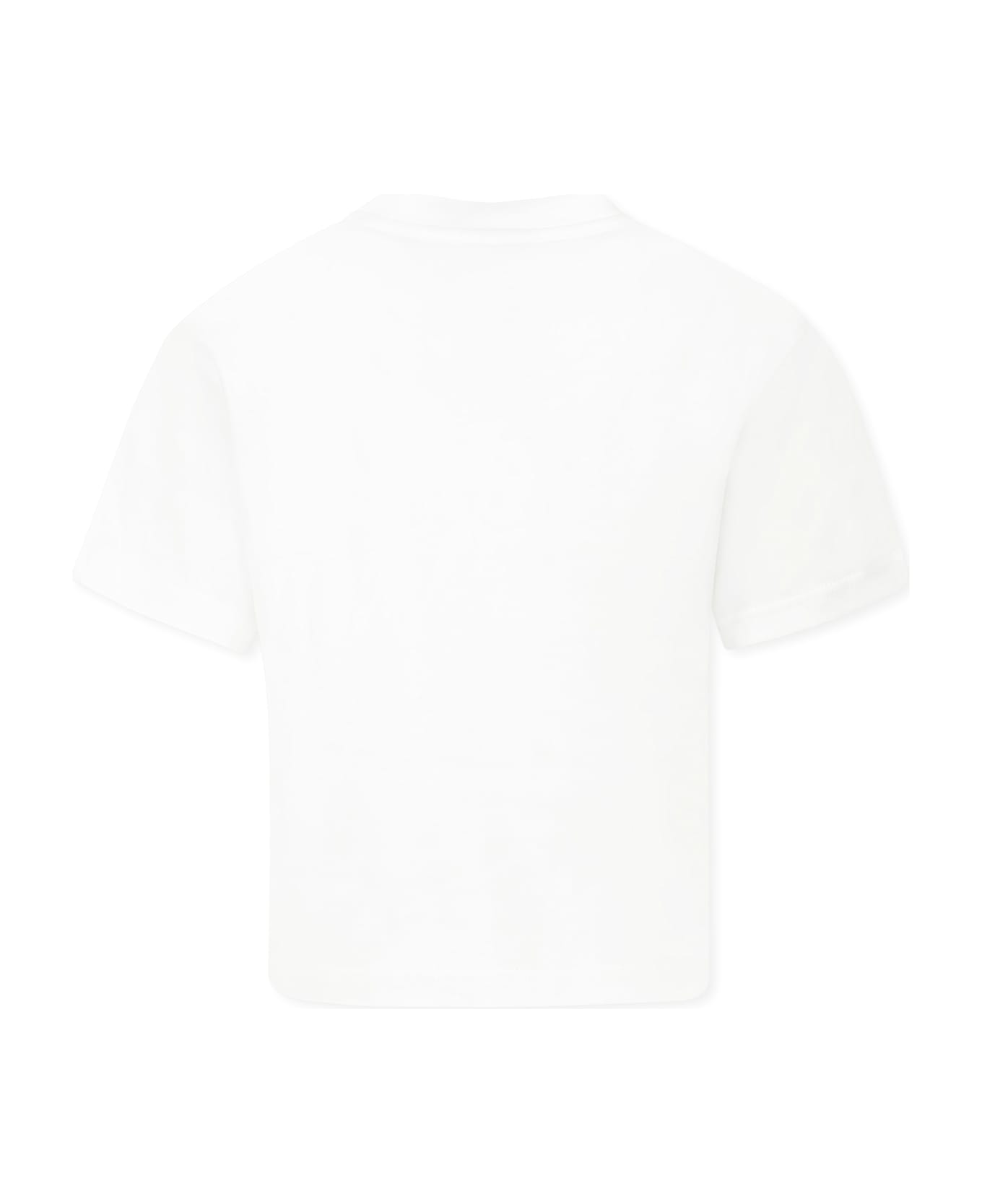 Lanvin White T-shirt For Boy With Logo - White