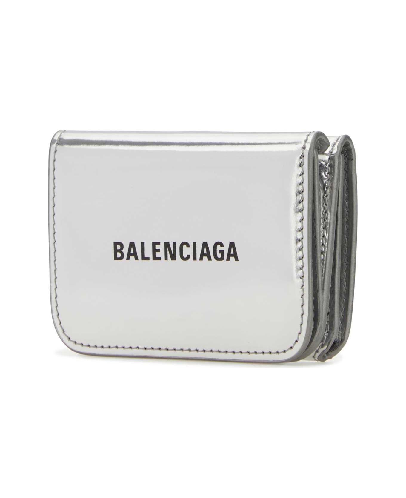 Balenciaga Silver Leather Wallet - 8160 財布