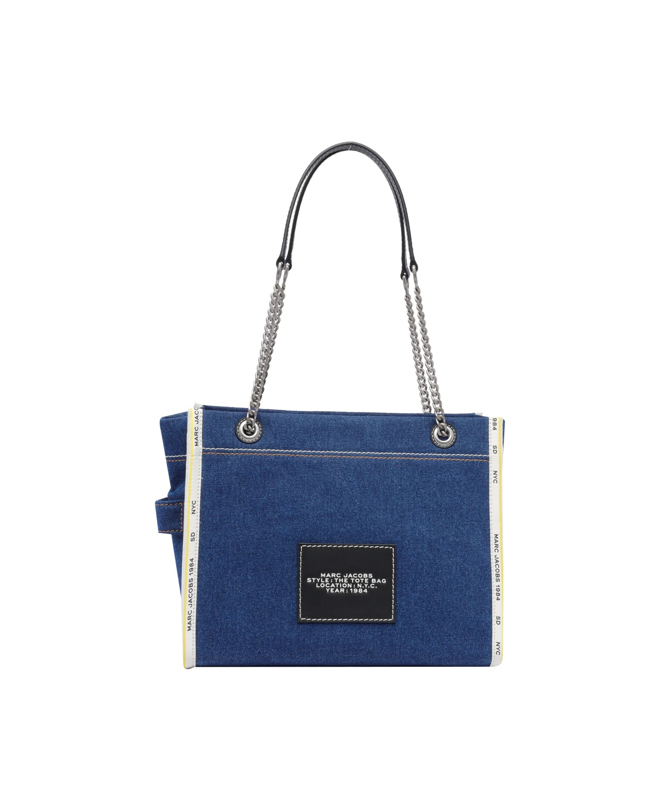 トートバッグ MARC JACOBS 'The Denim Chain Medium Tote' shoulder bag Marc Jacobs The Denim Chain Medium Tote Bag | Saks Fifth Avenue