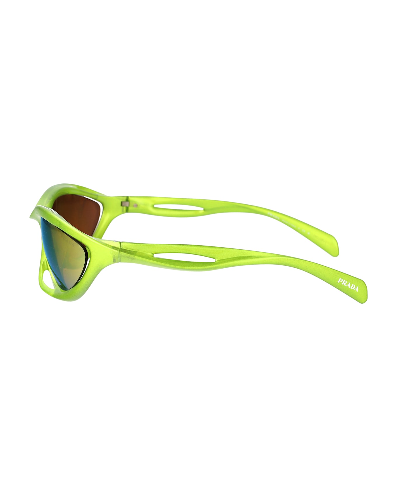 Prada Eyewear 0pr A26s Sunglasses - 17V20H Metallized Fern