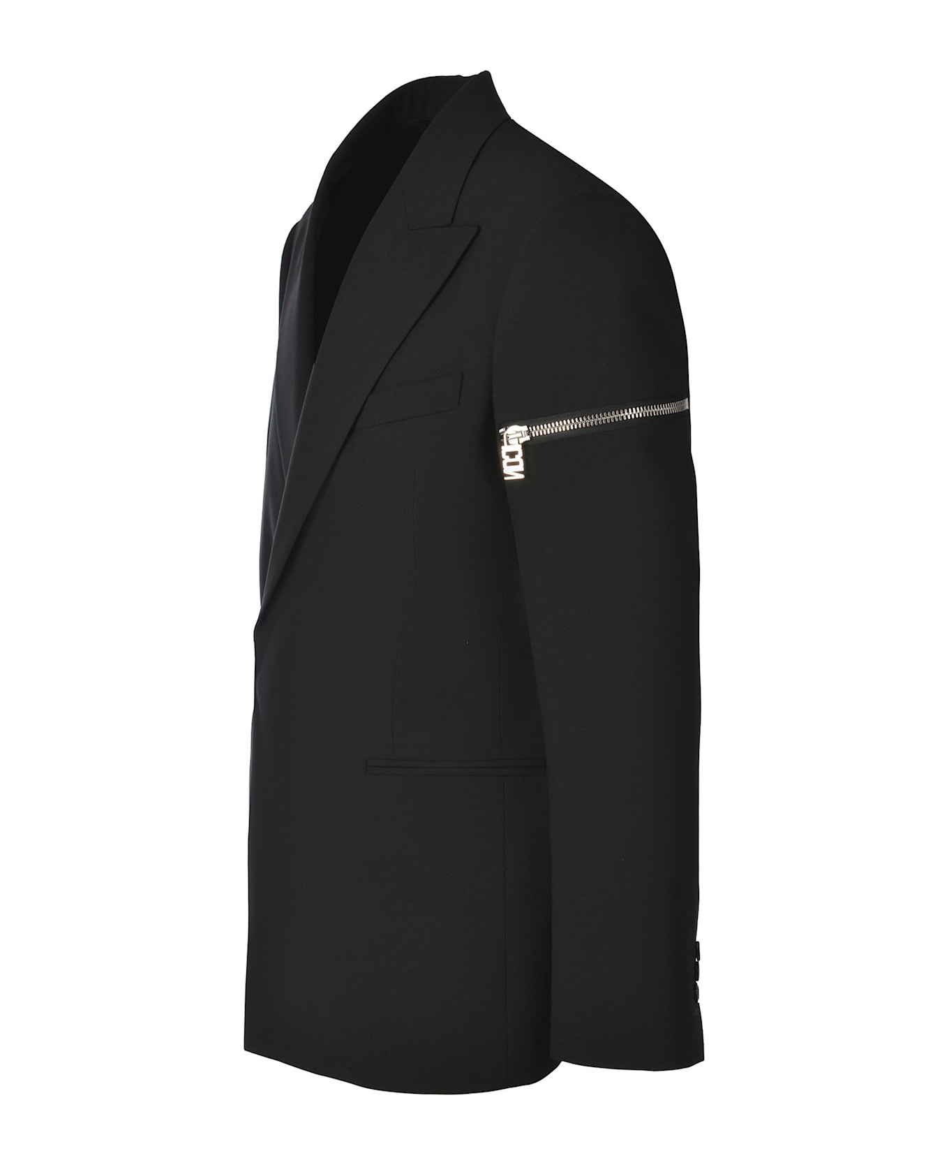 Dsquared2 Double-breasted Blazer Dsquared2 "icon" Made Of Fresh Wool - Black