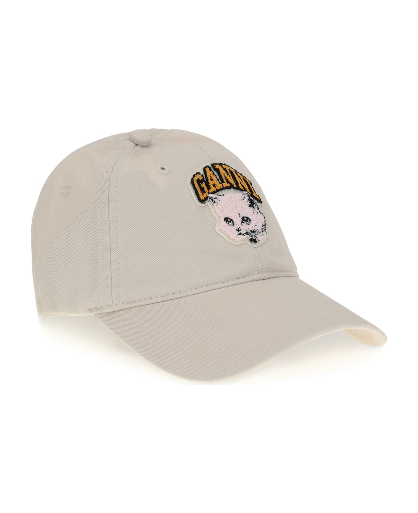 Ganni Kitty Baseball Cap