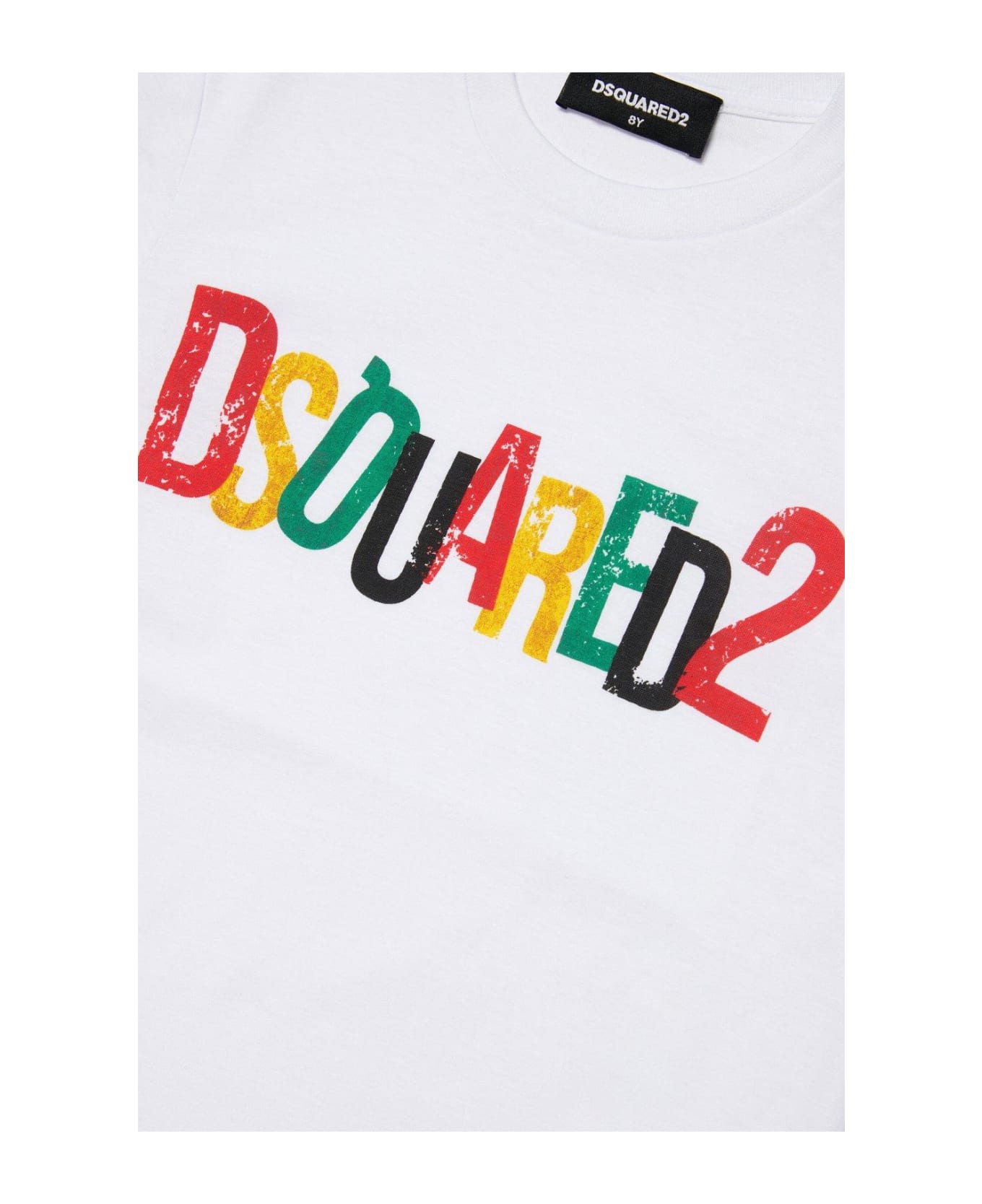 Dsquared2 Logo-printed Crewneck T-shirt - White Tシャツ＆ポロシャツ