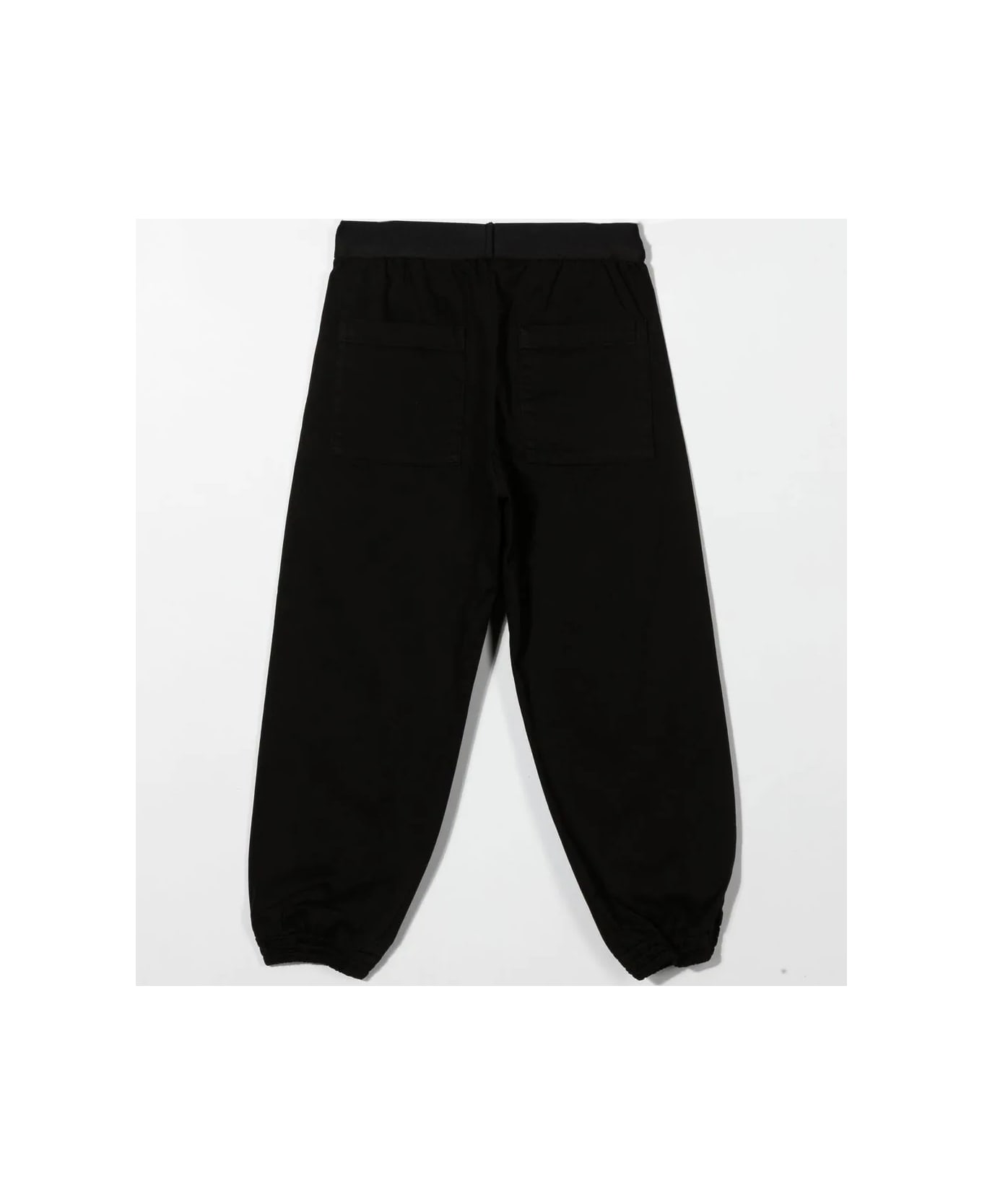 Balmain Trousers With Logo - Black