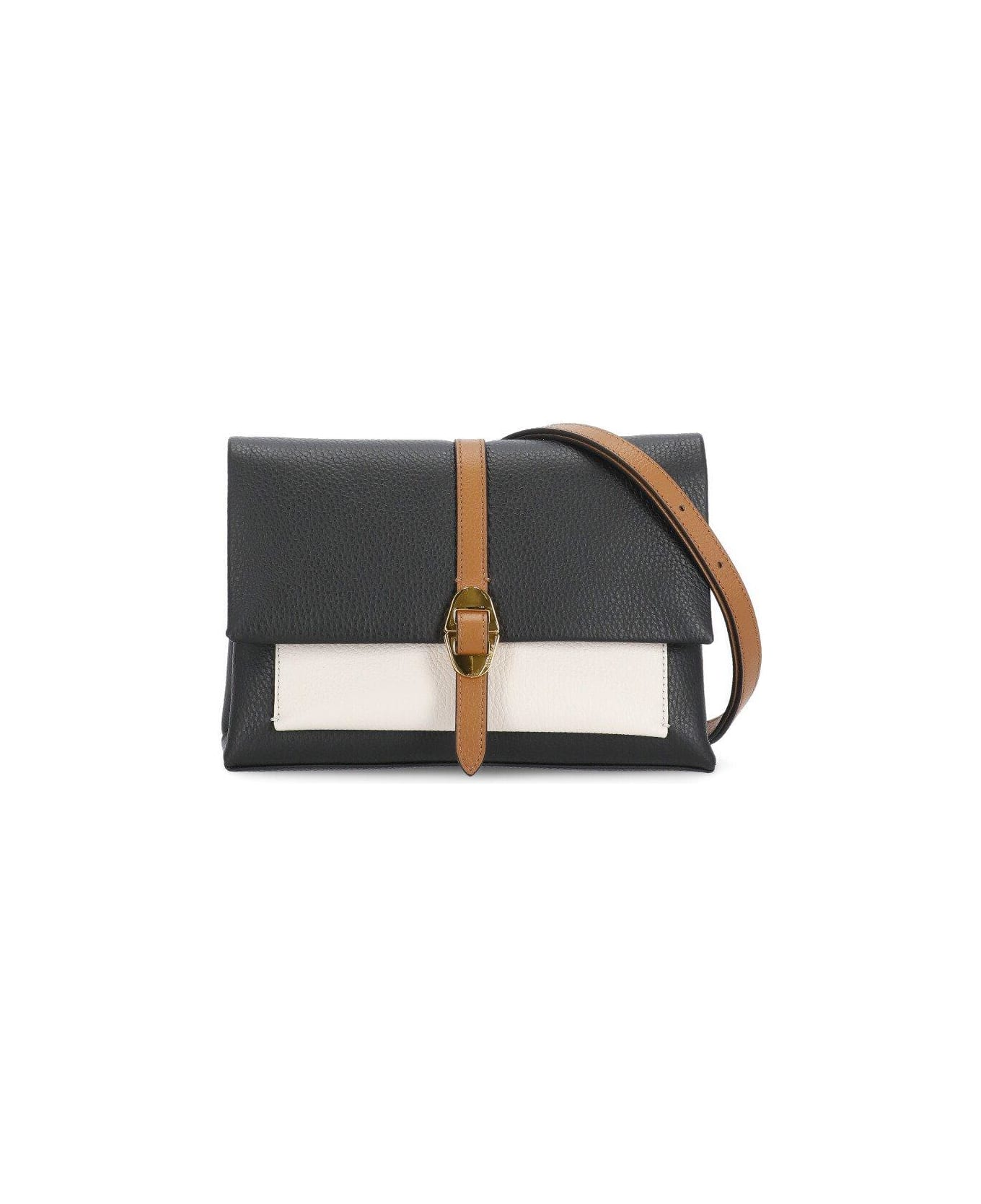 Coccinelle Dorian Tricolor Small Shoulder Bag - Black