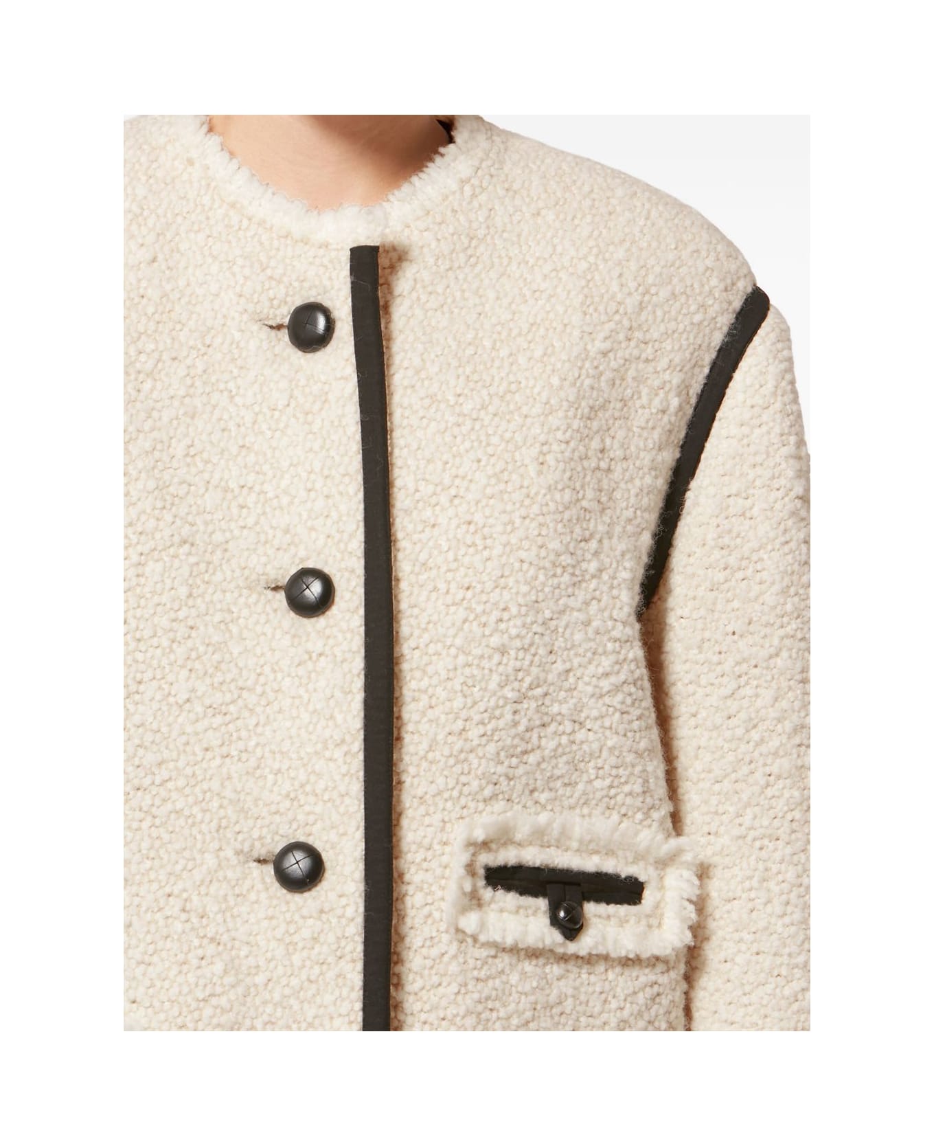 Isabel Marant Maylin Wool Blend Jacket - Beige