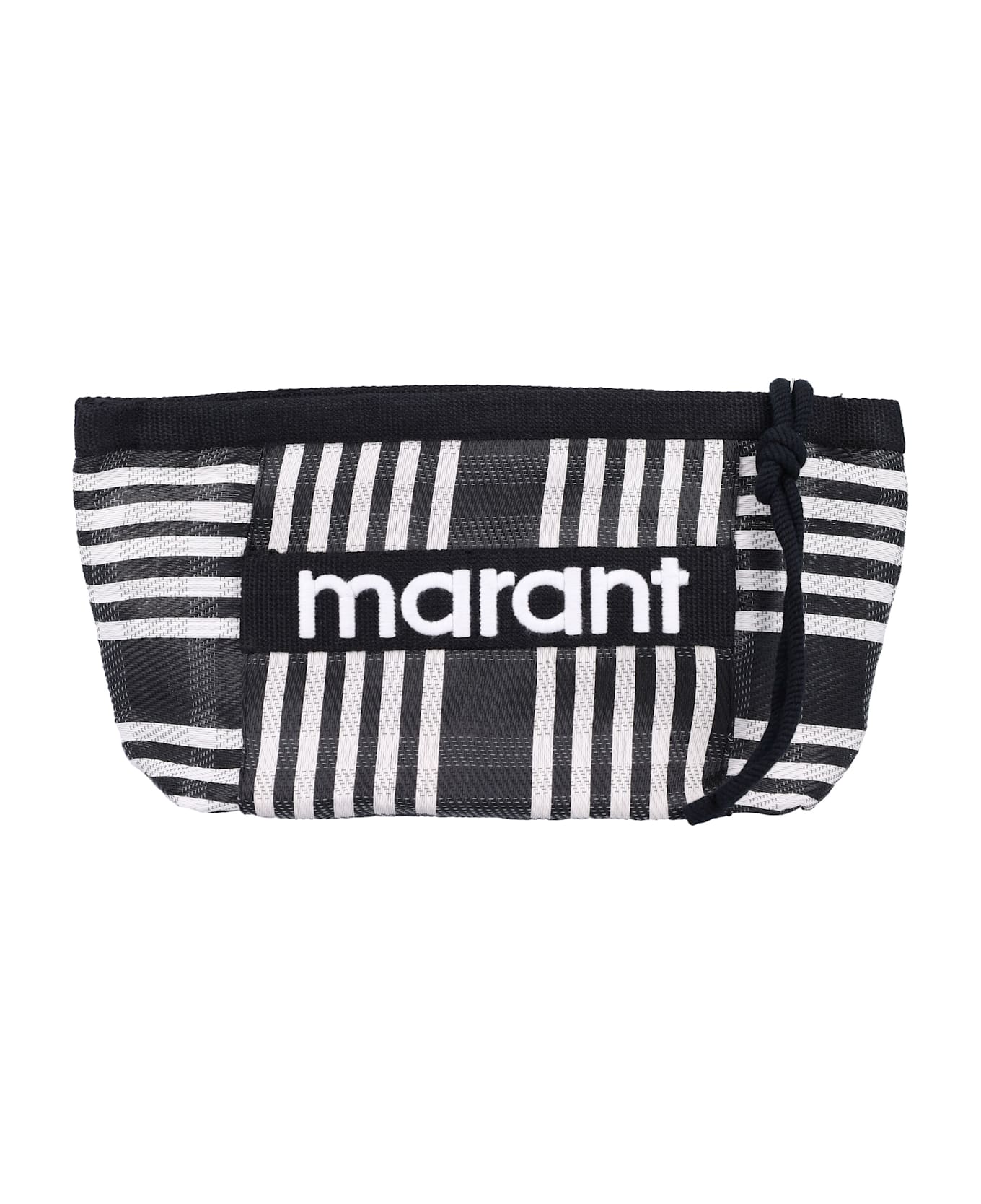 Isabel Marant Powden Pouch - BLACK WHITE