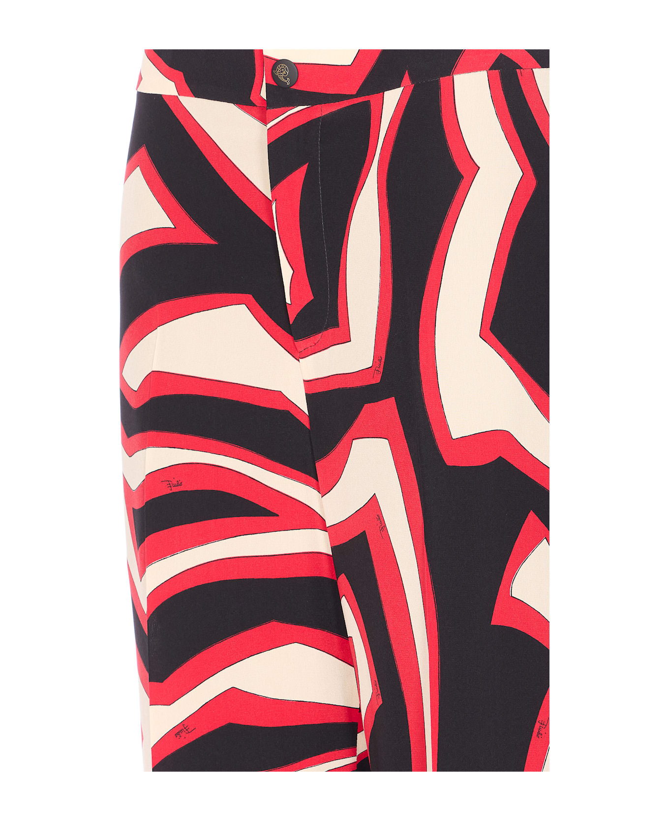 Pucci Labirinto Print Pants - Red