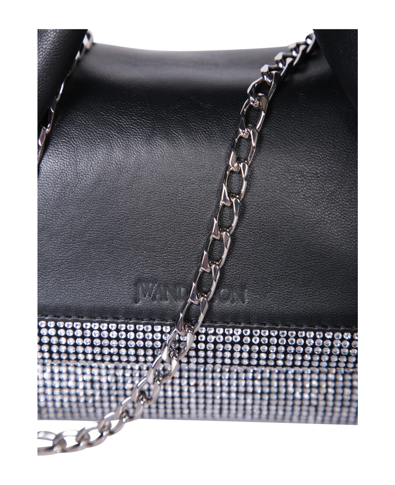 J.W. Anderson 'crystal Twister' Small Handbag - BLACK