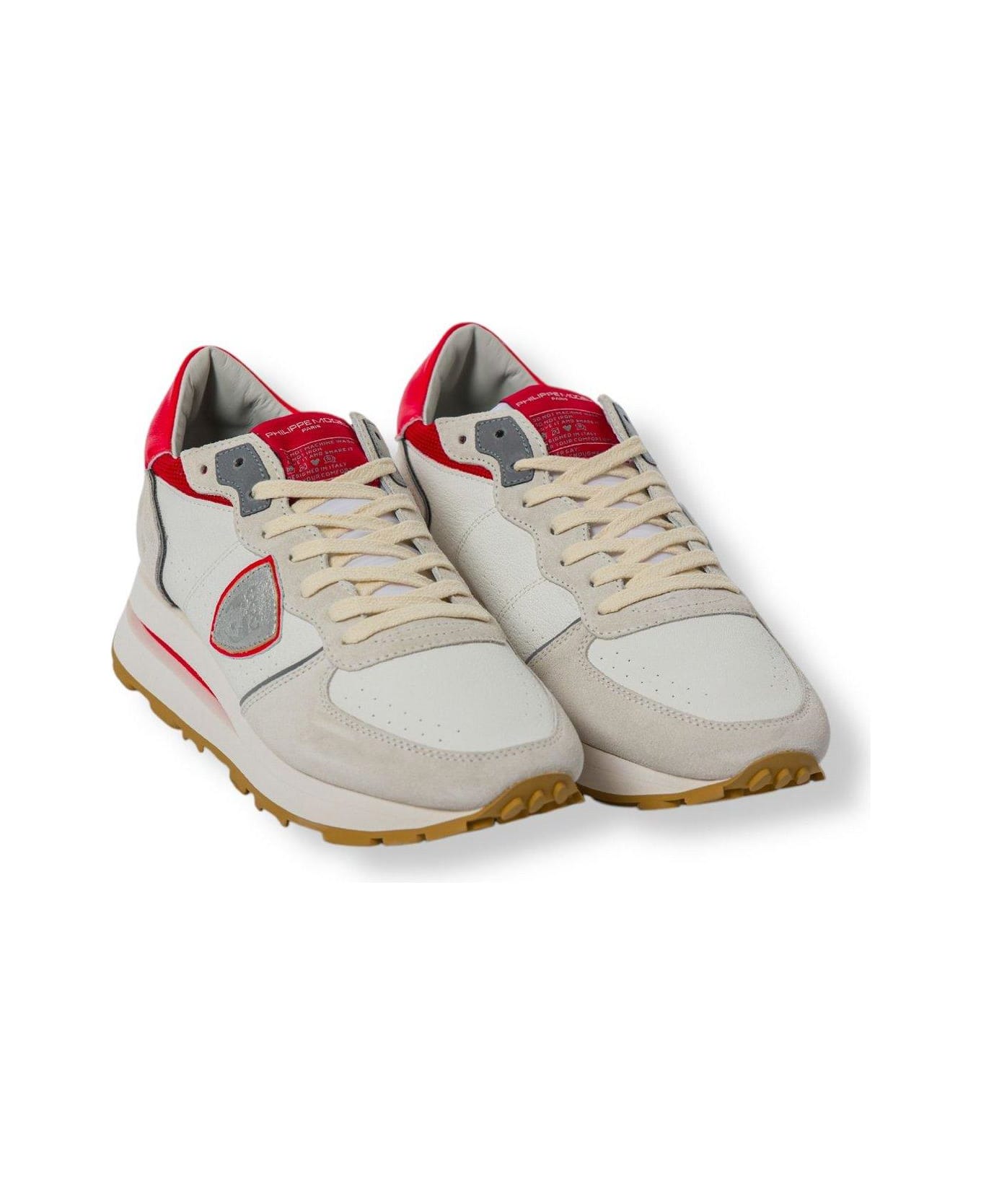 Philippe Model Tropez Haute Low-top Sneakers - WHITE
