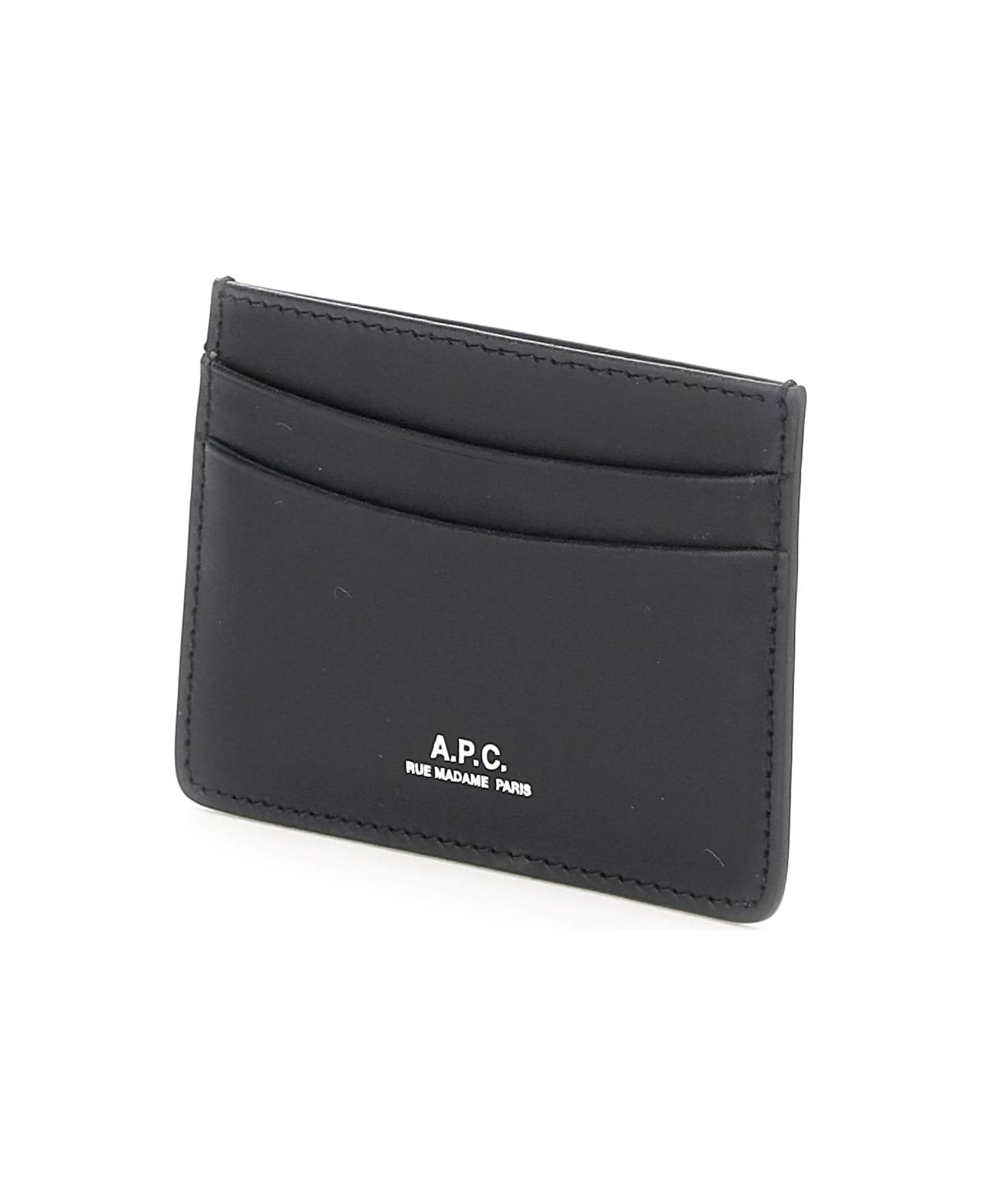 A.P.C. Andre Card Holder - Black 財布