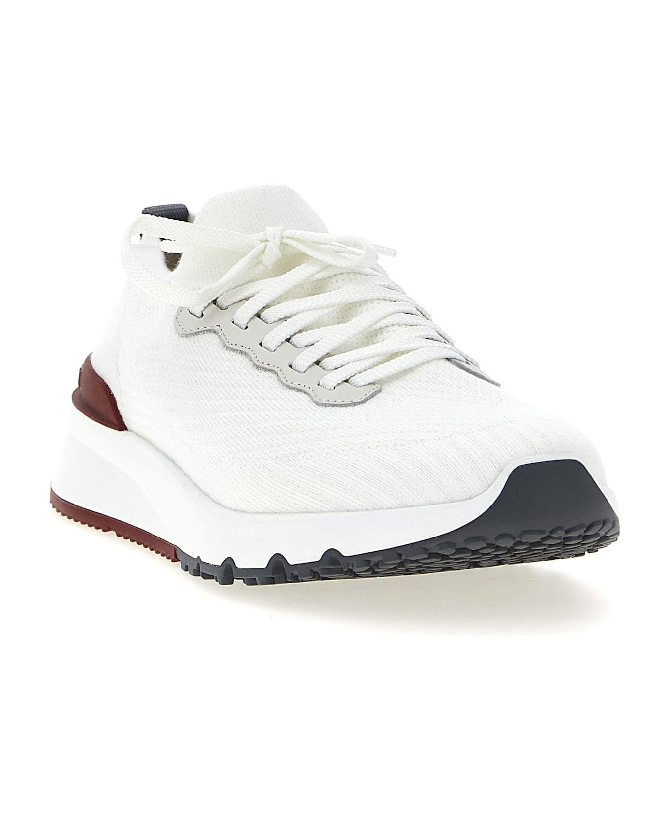 Brunello Cucinelli 'running Sock' Sneakers - White
