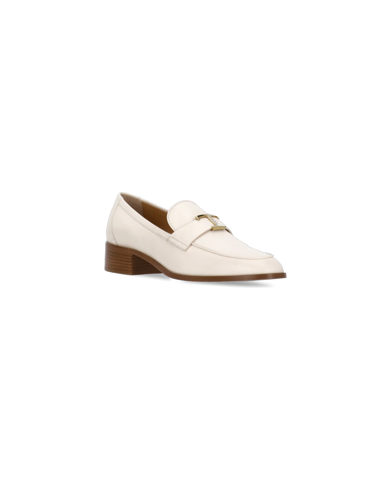 Tod
s Leather Loafers - Ivory