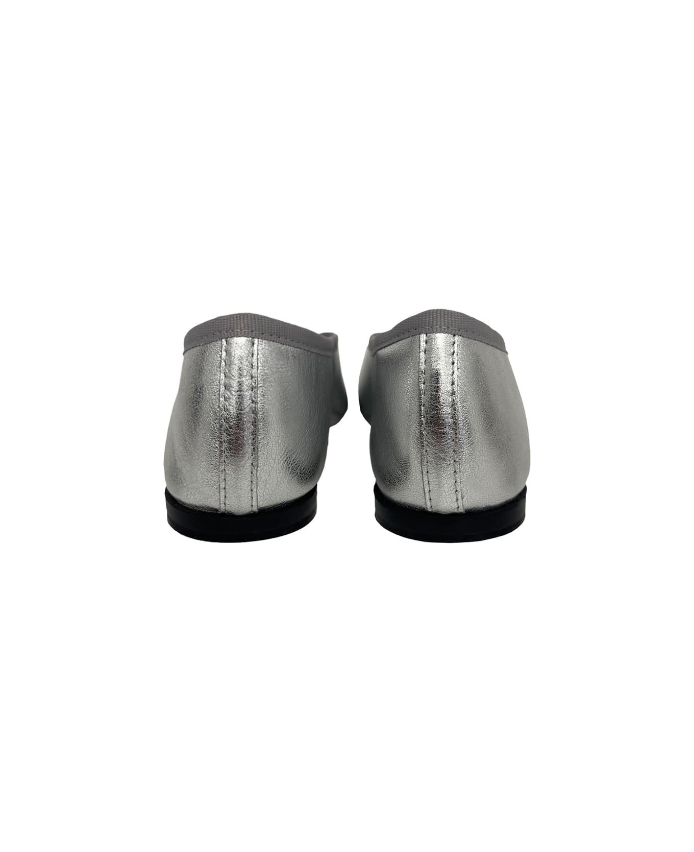 Marine Serre X Repetto Ballerinas - Silver