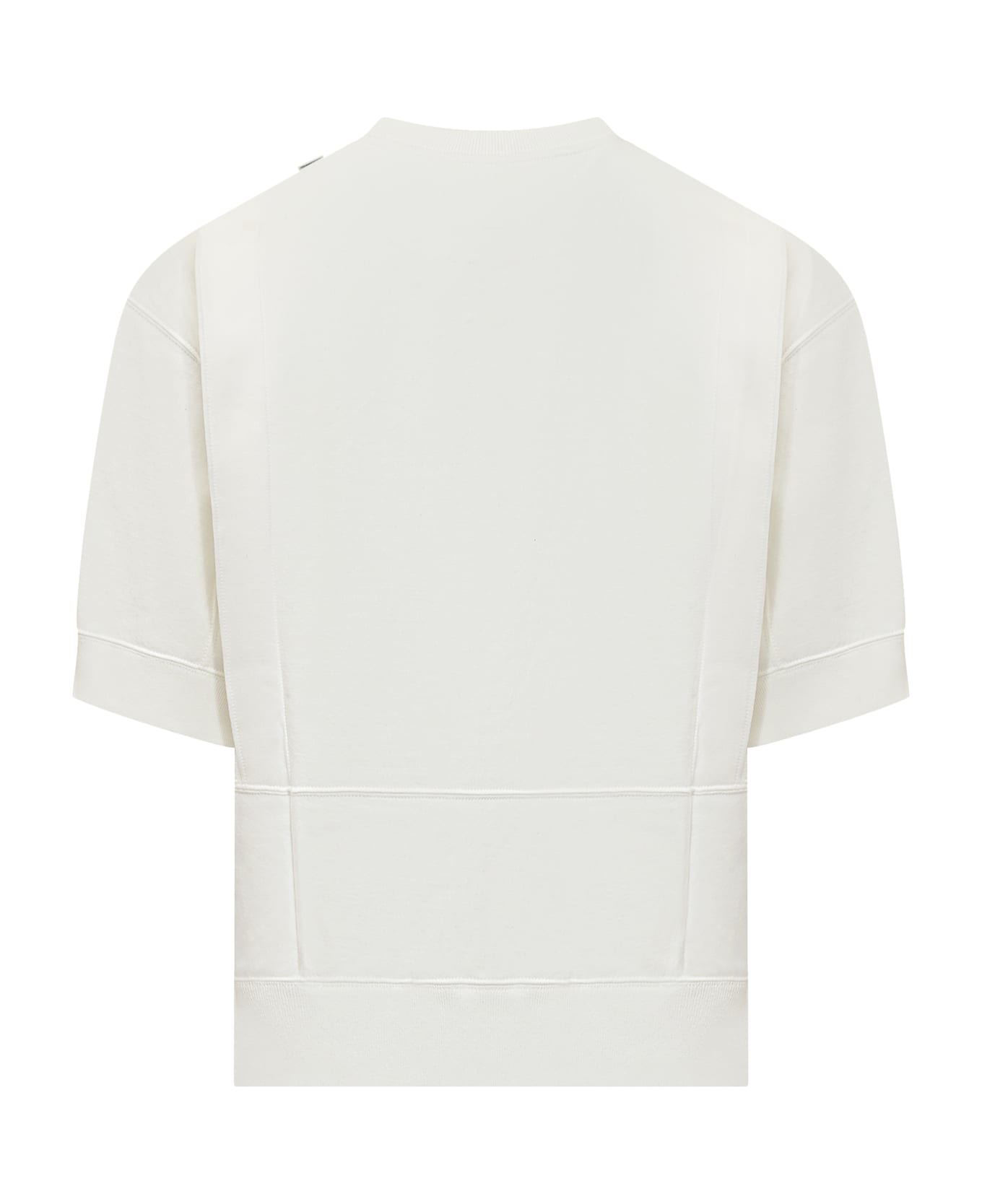 Jil Sander White Cotton Short-sleeved Sweatshirt - Optic White