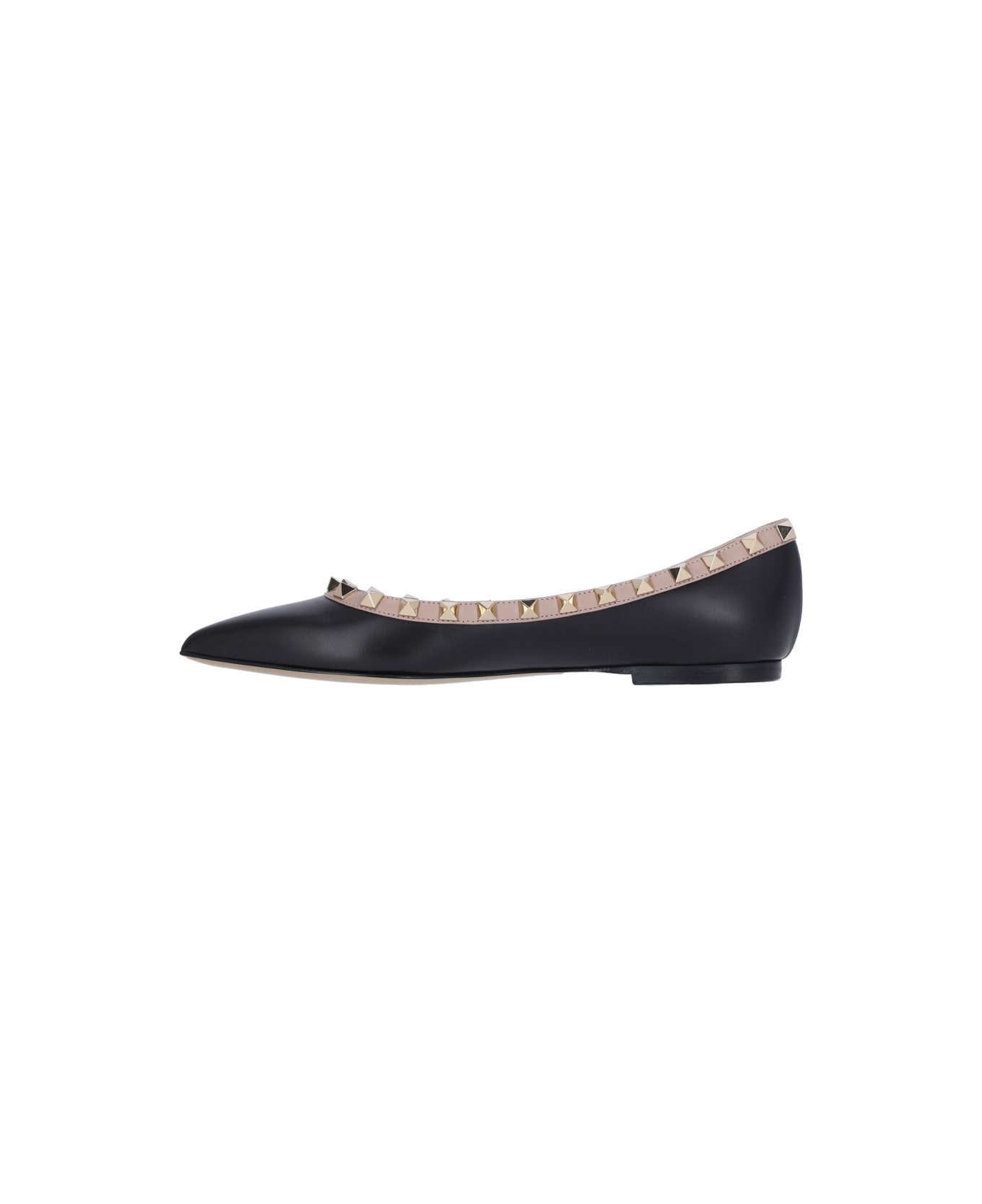 Valentino Garavani "rockstud" Ballet Flats - Black  