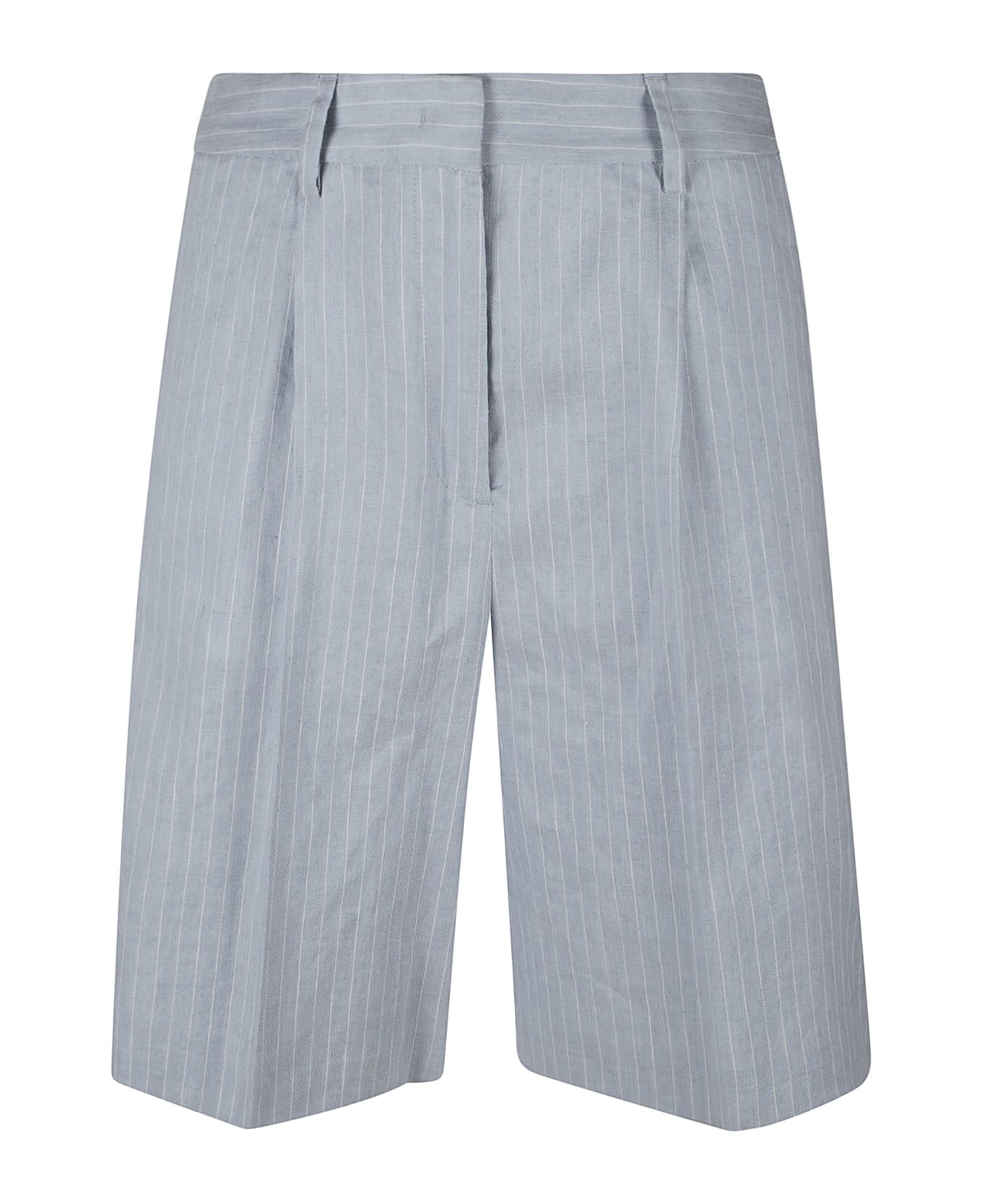 Iceberg Classic Striped Trouser Shorts - Rigato bia/azz ショートパンツ