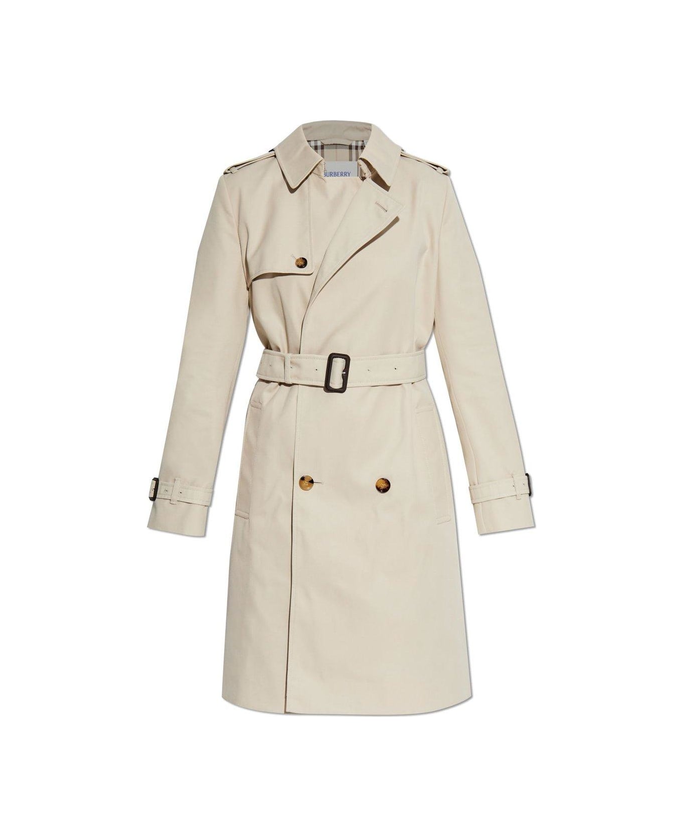 Burberry Belted Trench Coat - Beige
