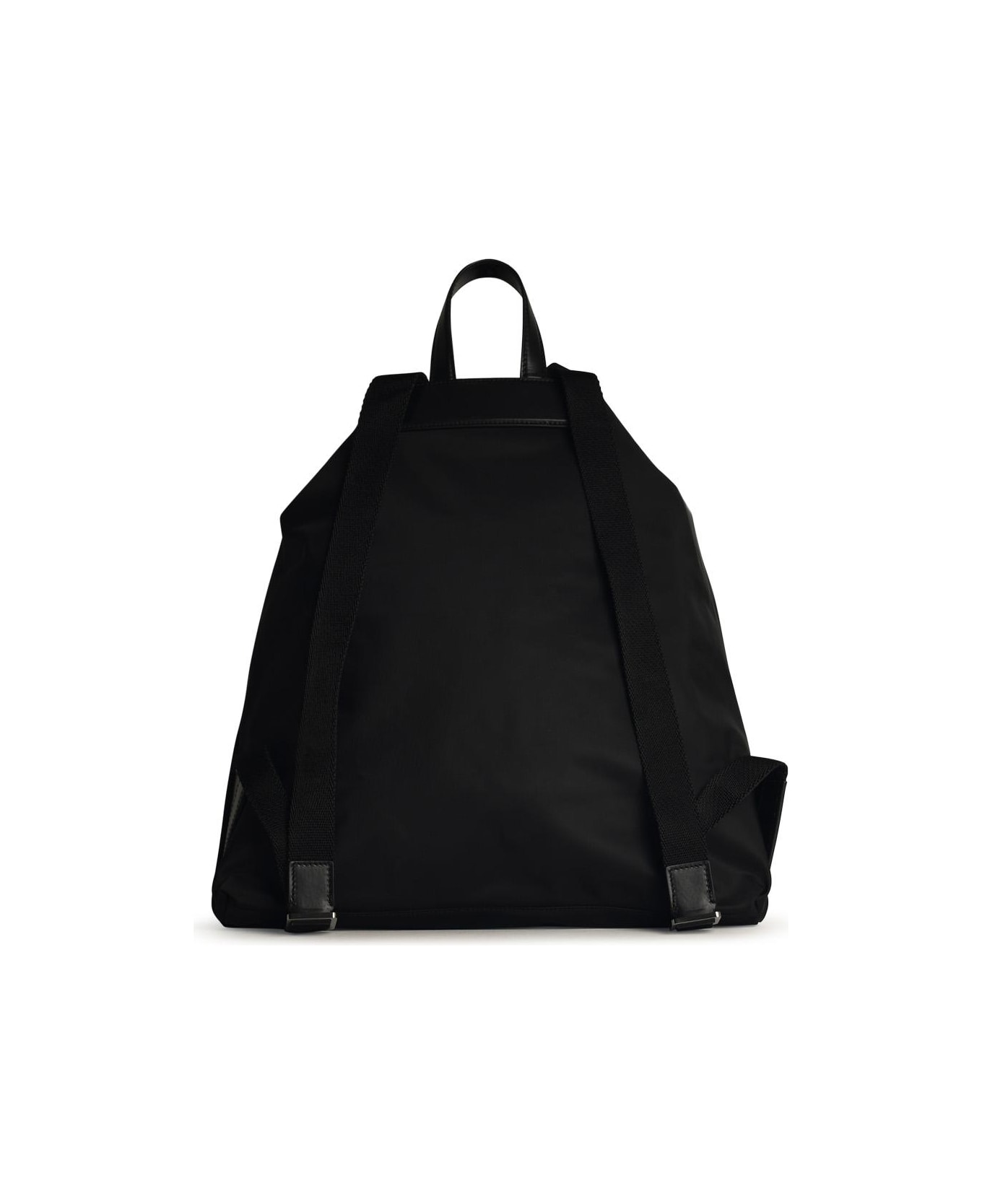 Dolce & Gabbana Black Nylon Backpack - Black