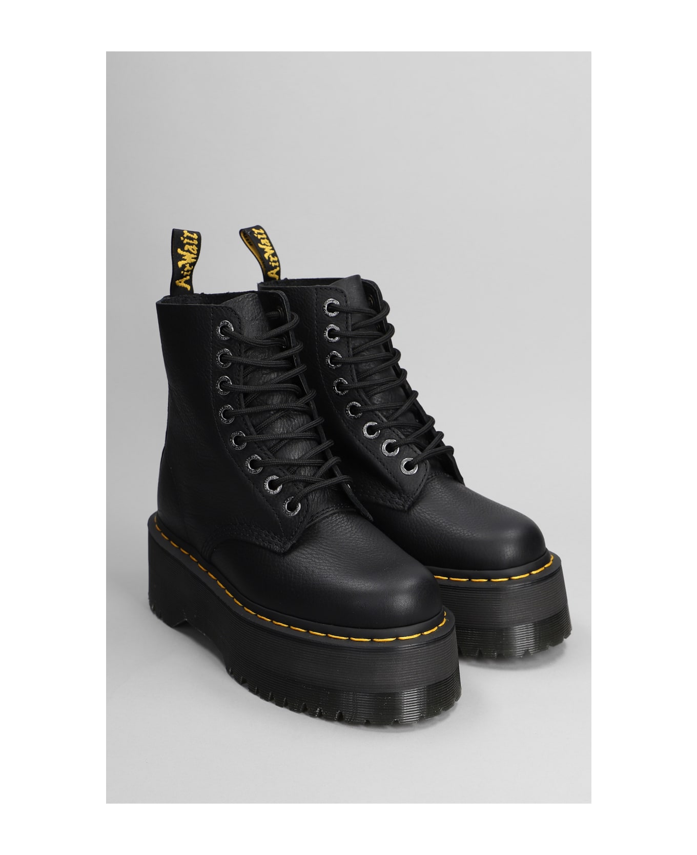 Dr. Martens 1460 Pascal Max Platform Combat Boots - black