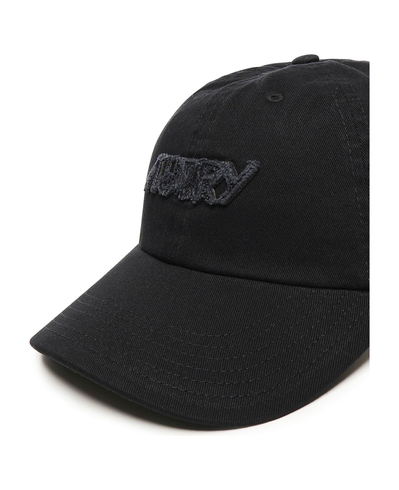 Autry Baseball Cap With Logo - Black