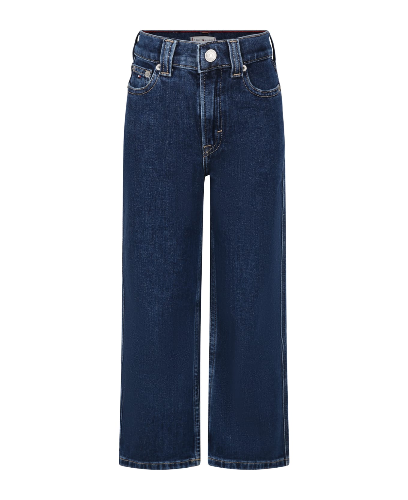 Tommy Hilfiger Denim Jeans For Girl With Logo - Denim ボトムス