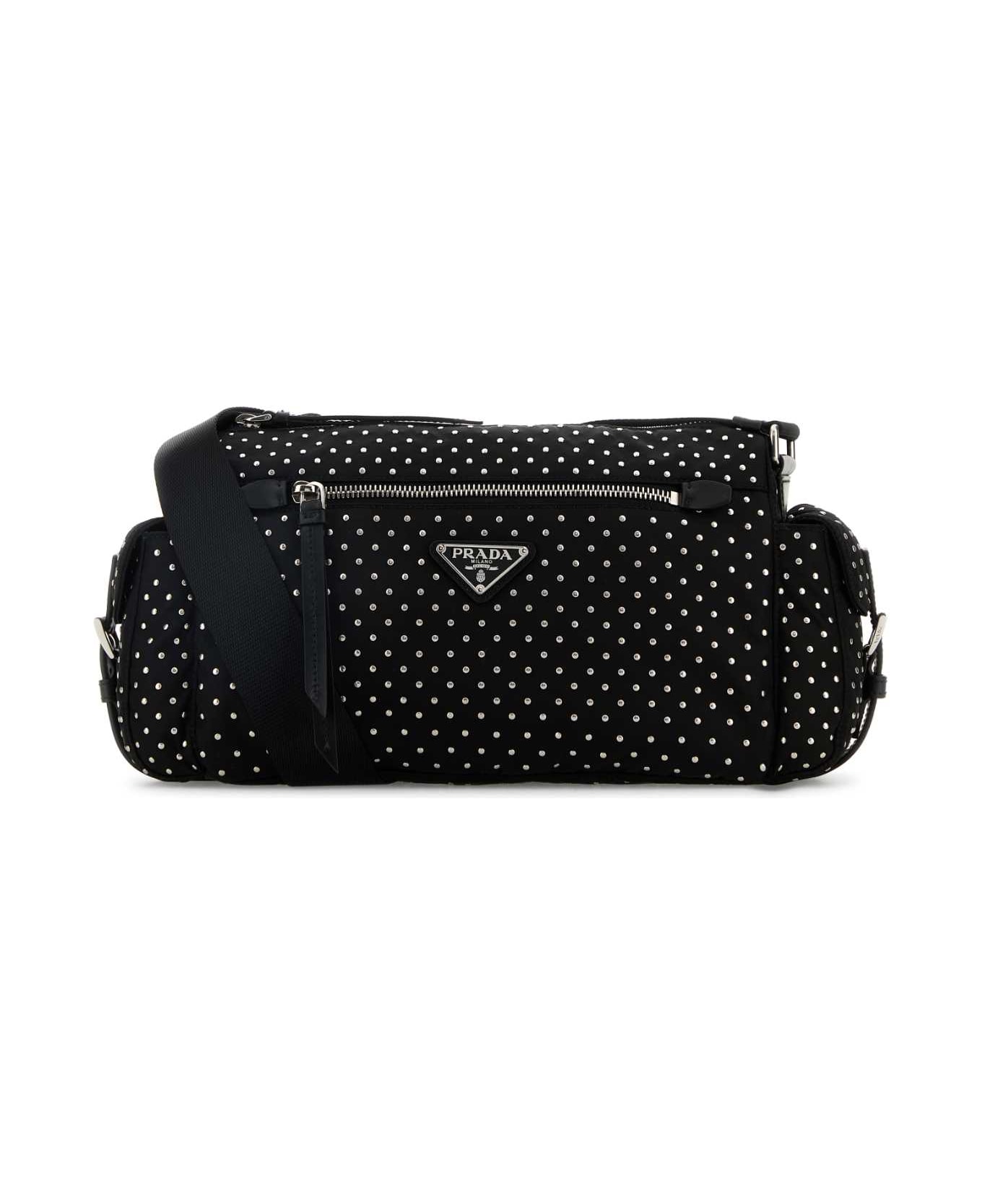 Prada Black Nylon Shoulder Bag - NERO