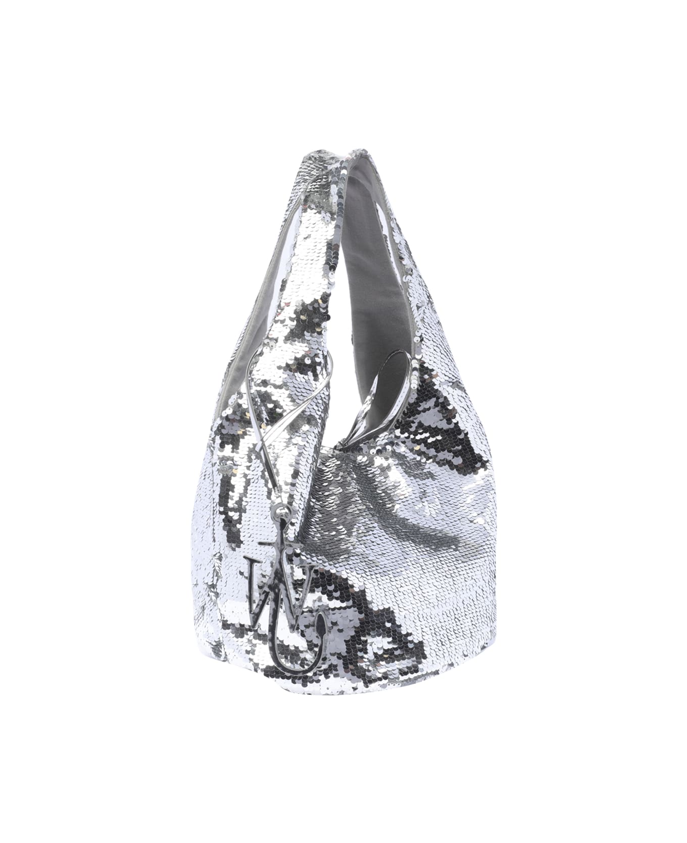 J.W. Anderson Mini Sequins Shopping Bag - Silver