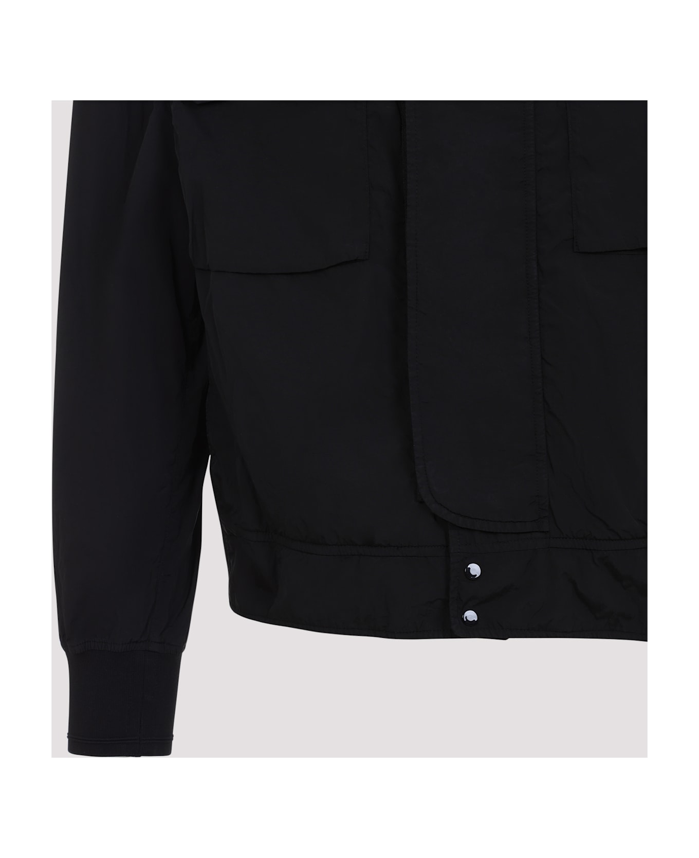 C.P. Company Chrome-r Lens Hooded Jacket - Black