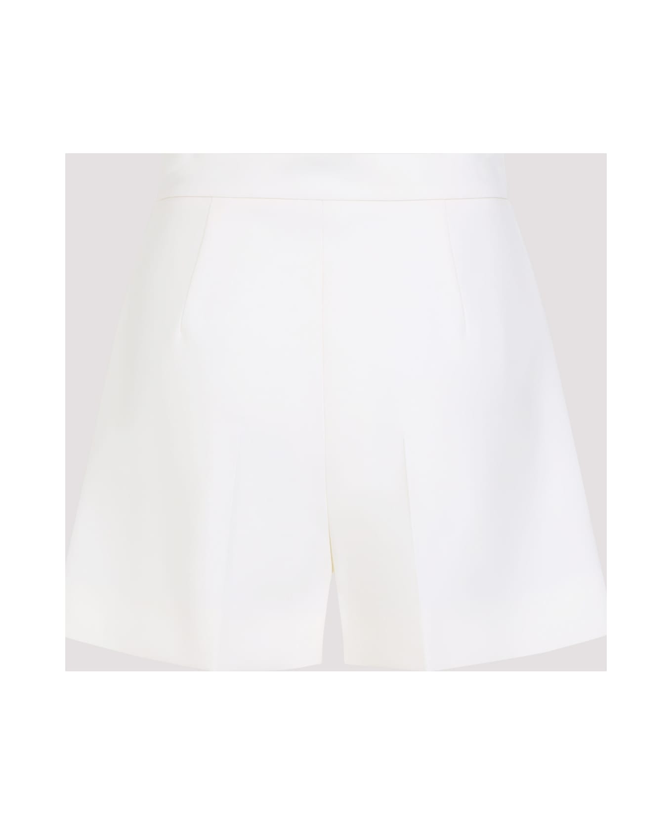 Max Mara Zic Wool Bermuda - Bianco