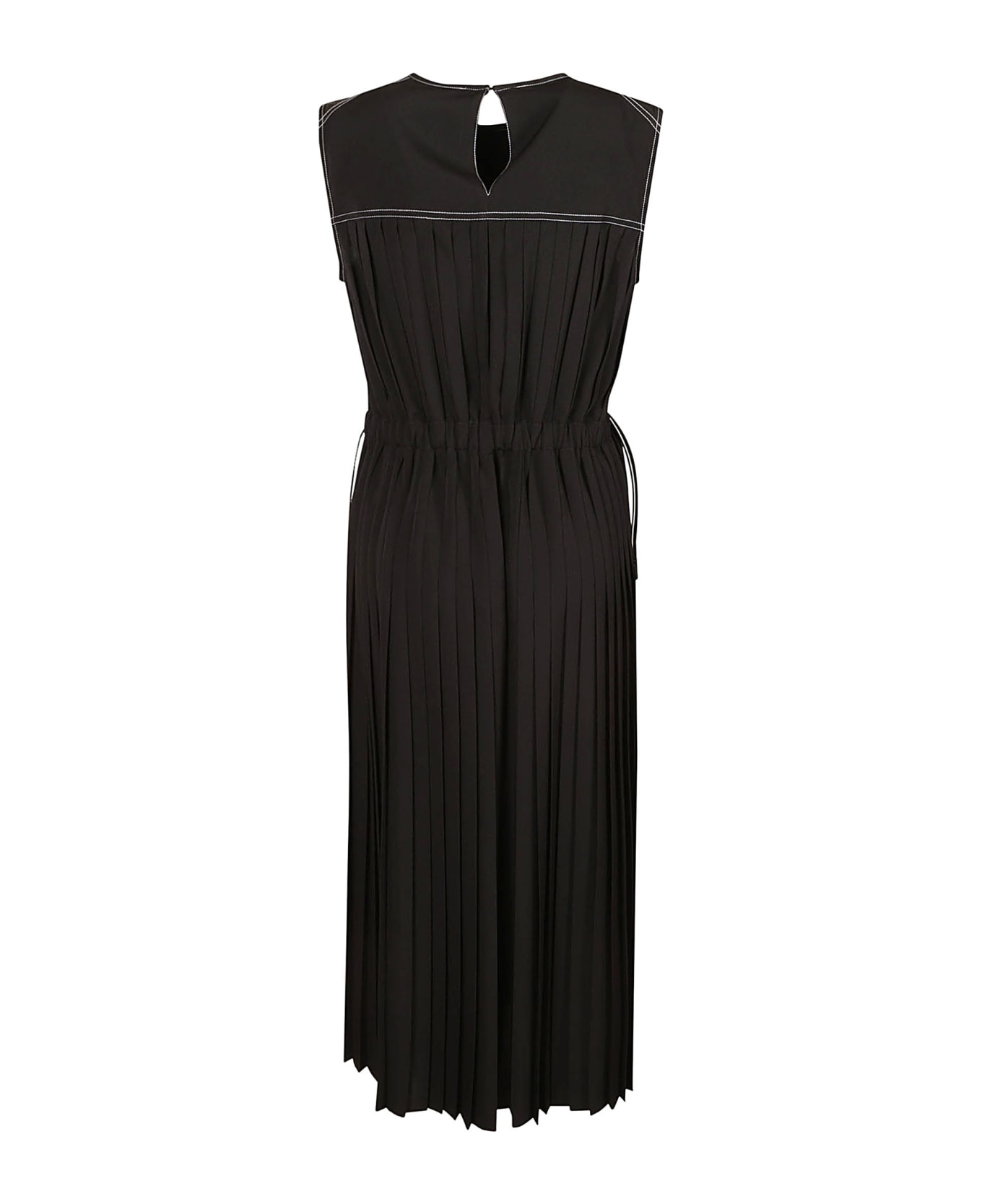 Moncler Sleeveless Long-length Dress - Black ワンピース＆ドレス