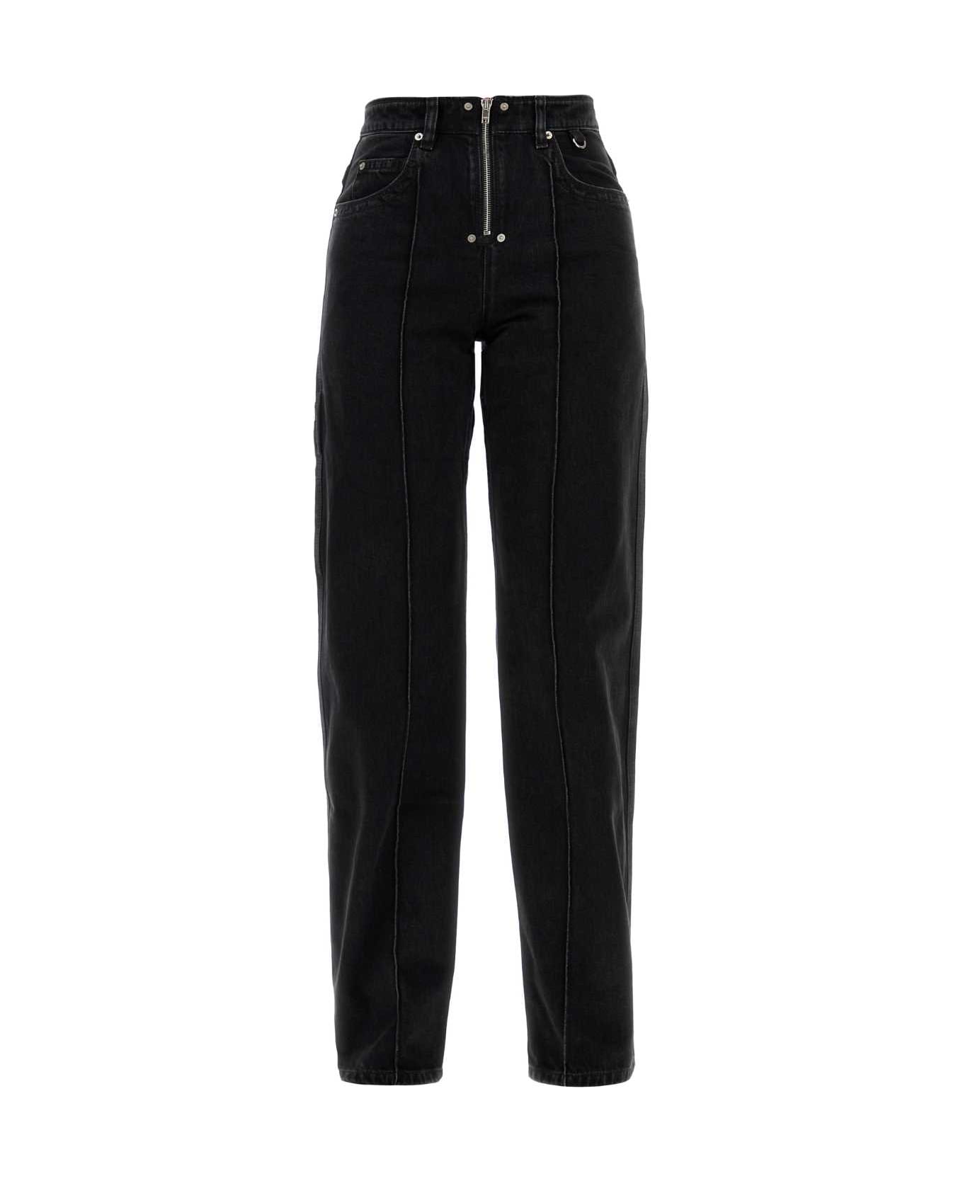 Isabel Marant Black Denim Stely Jeans - BLACK