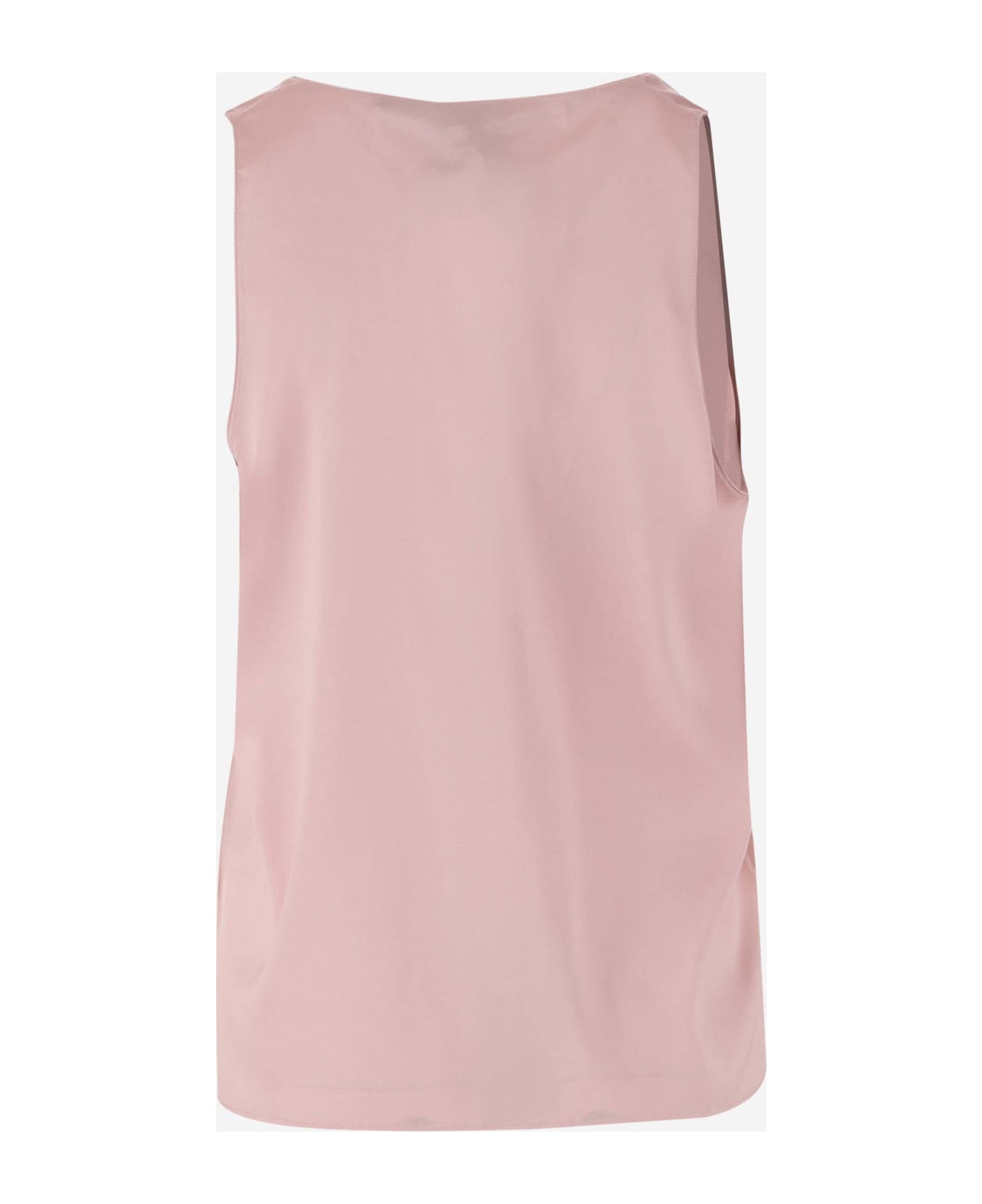 Pinko Stretch Silk Tank Top - Pink