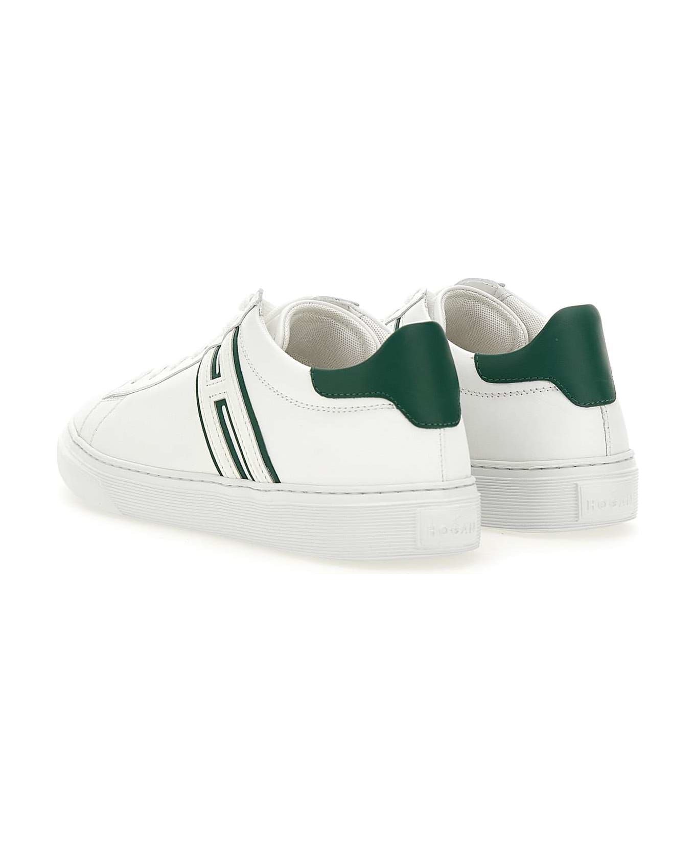 Hogan "h365" Leather Sneakers - WHITE