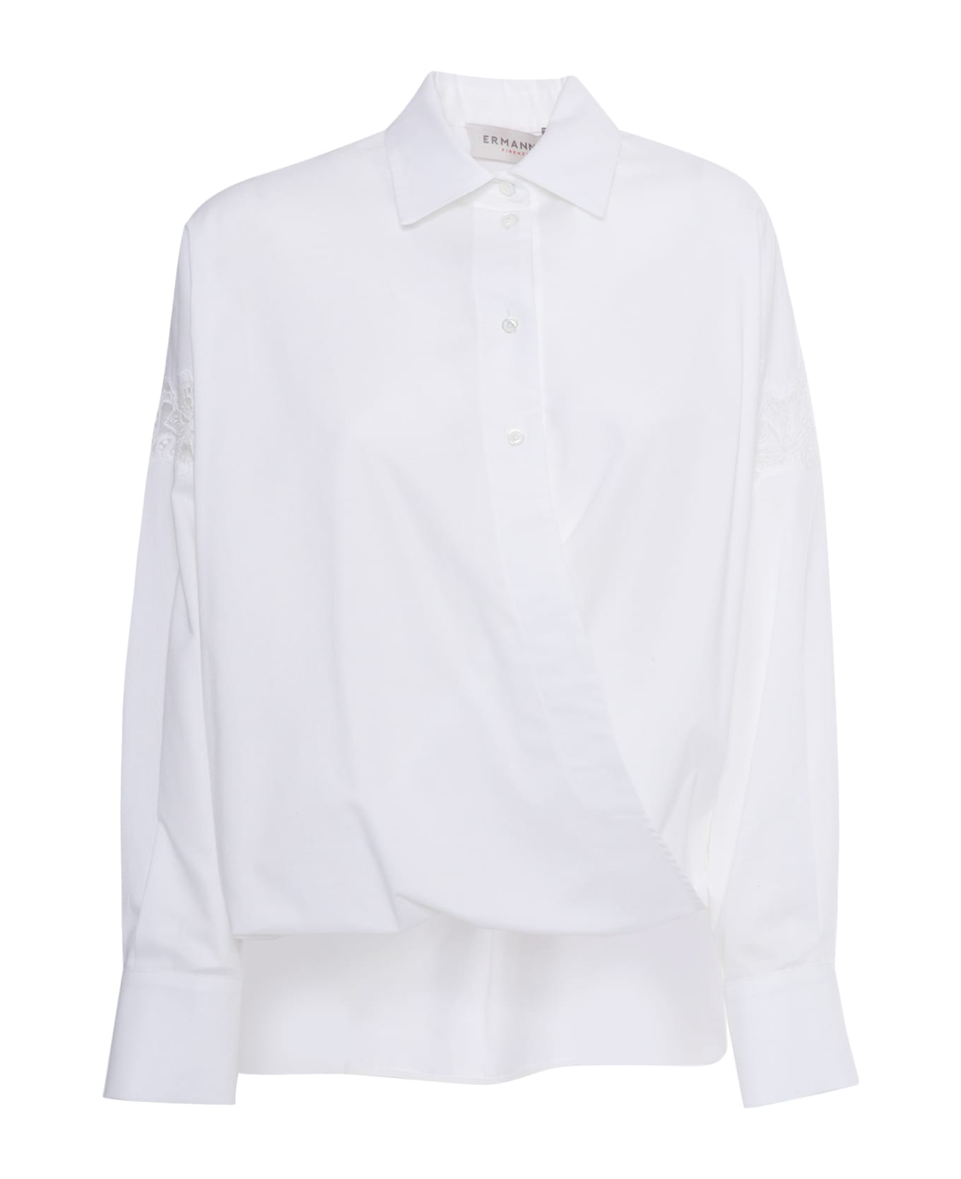 Ermanno Ermanno Scervino White Shirt - WHITE シャツ