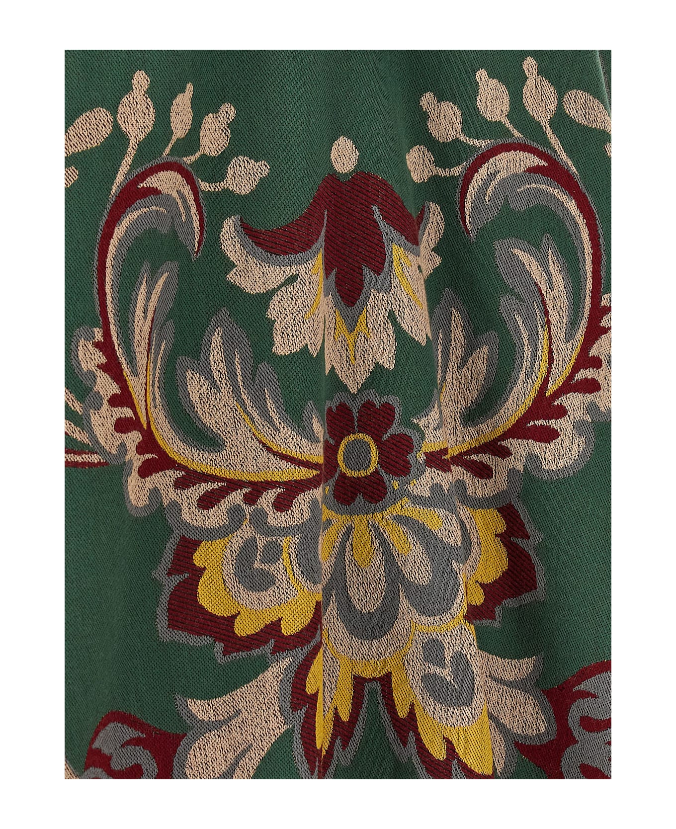Etro Floral Paisley Cape - Green