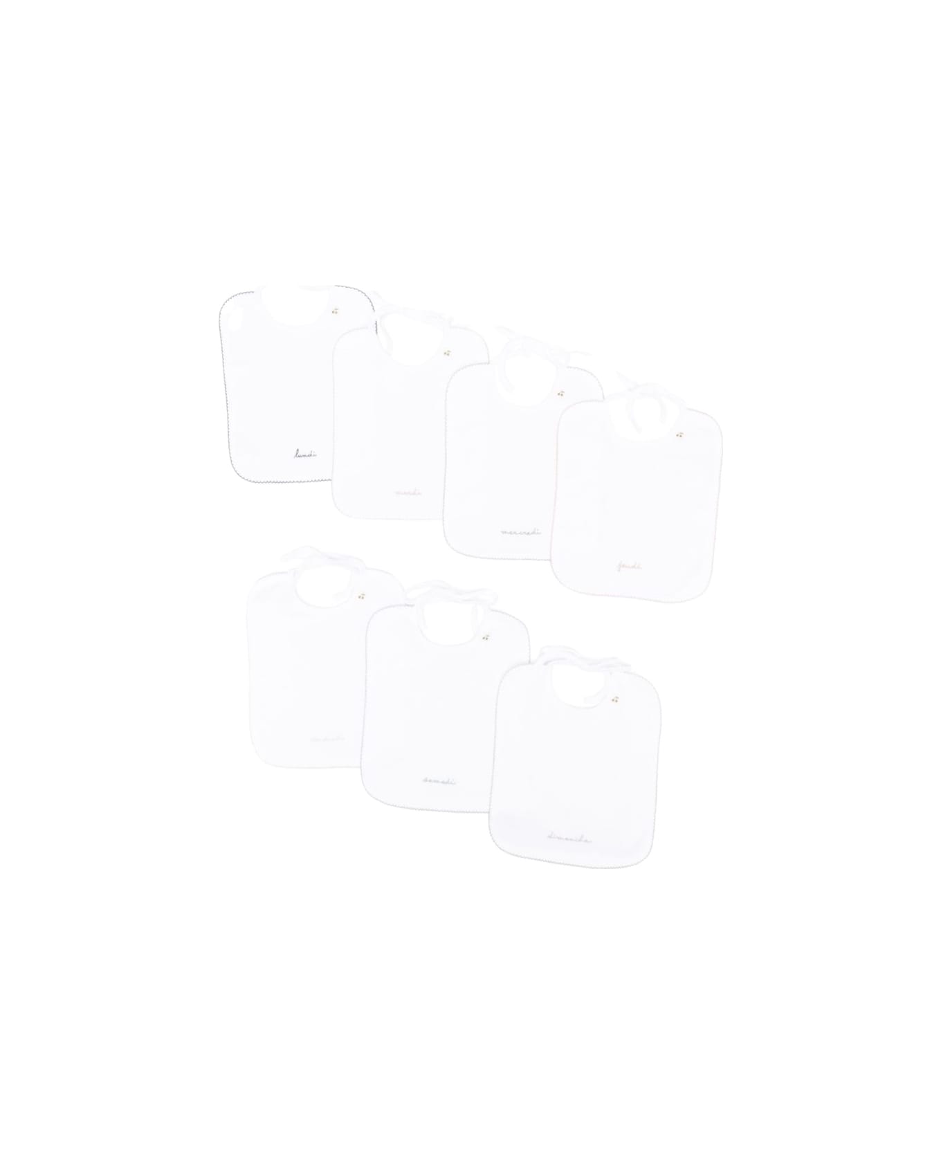 Bonpoint Bavagli Set - WHITE