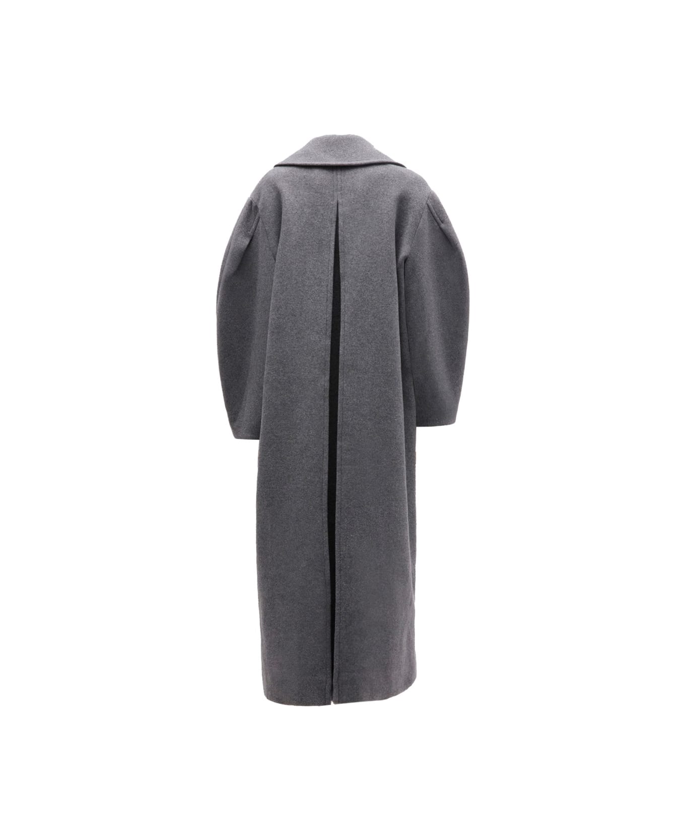 Ganni Wool Trench - GREY