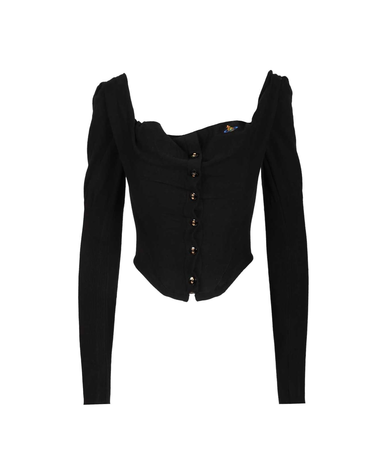 Vivienne Westwood 
bea Corset
 Cardigan - Nero