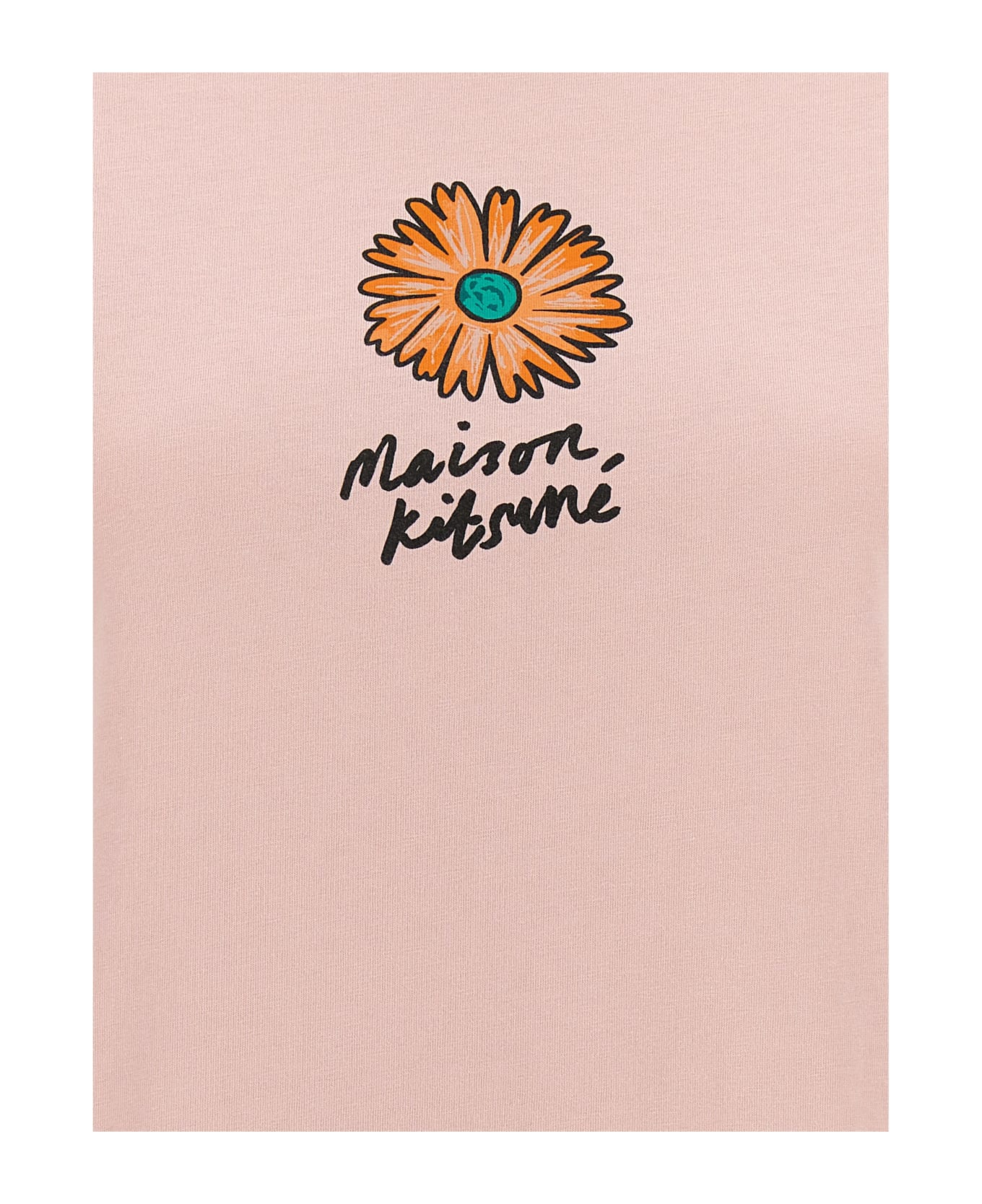Maison Kitsuné 'floating Flower' T-shirt - Pink