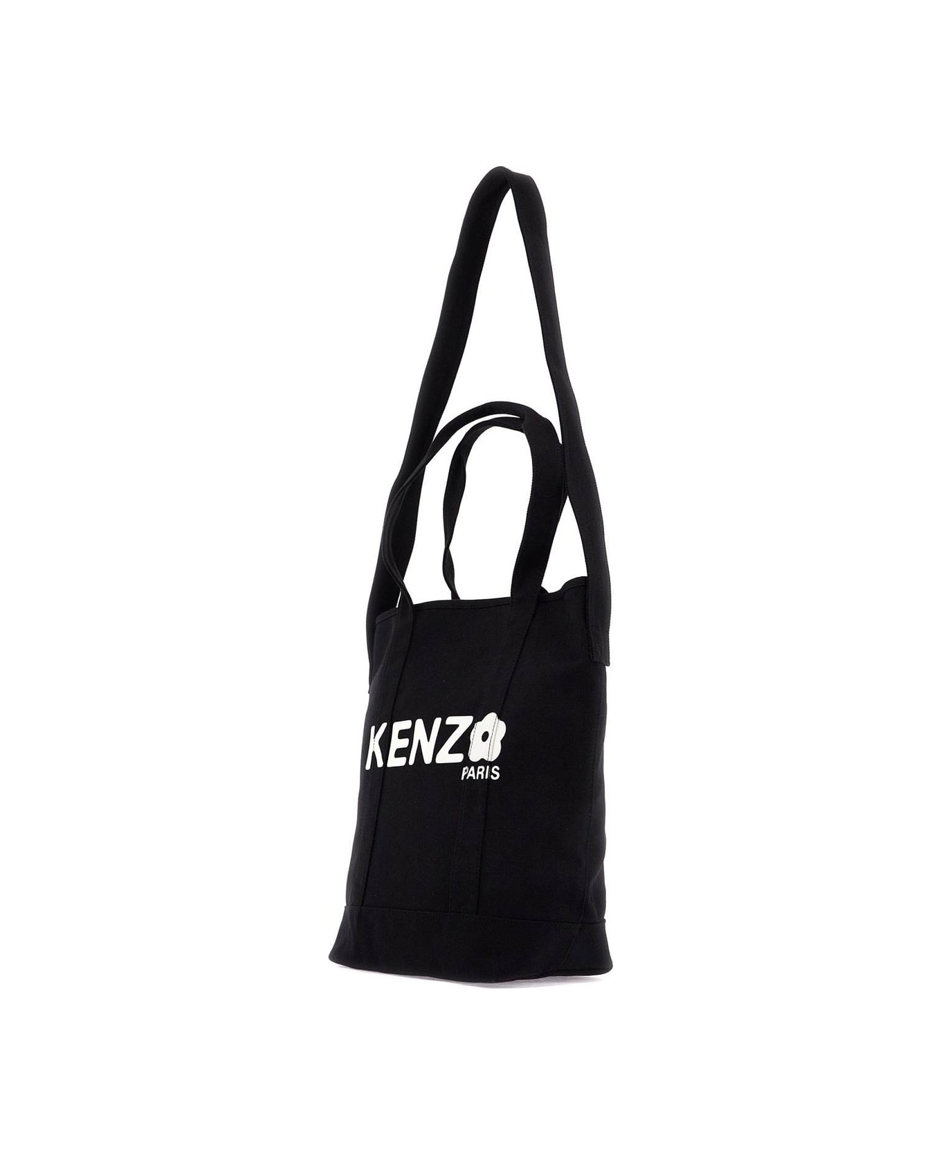 Kenzo Utility Logo-printed Tote Bag - Black