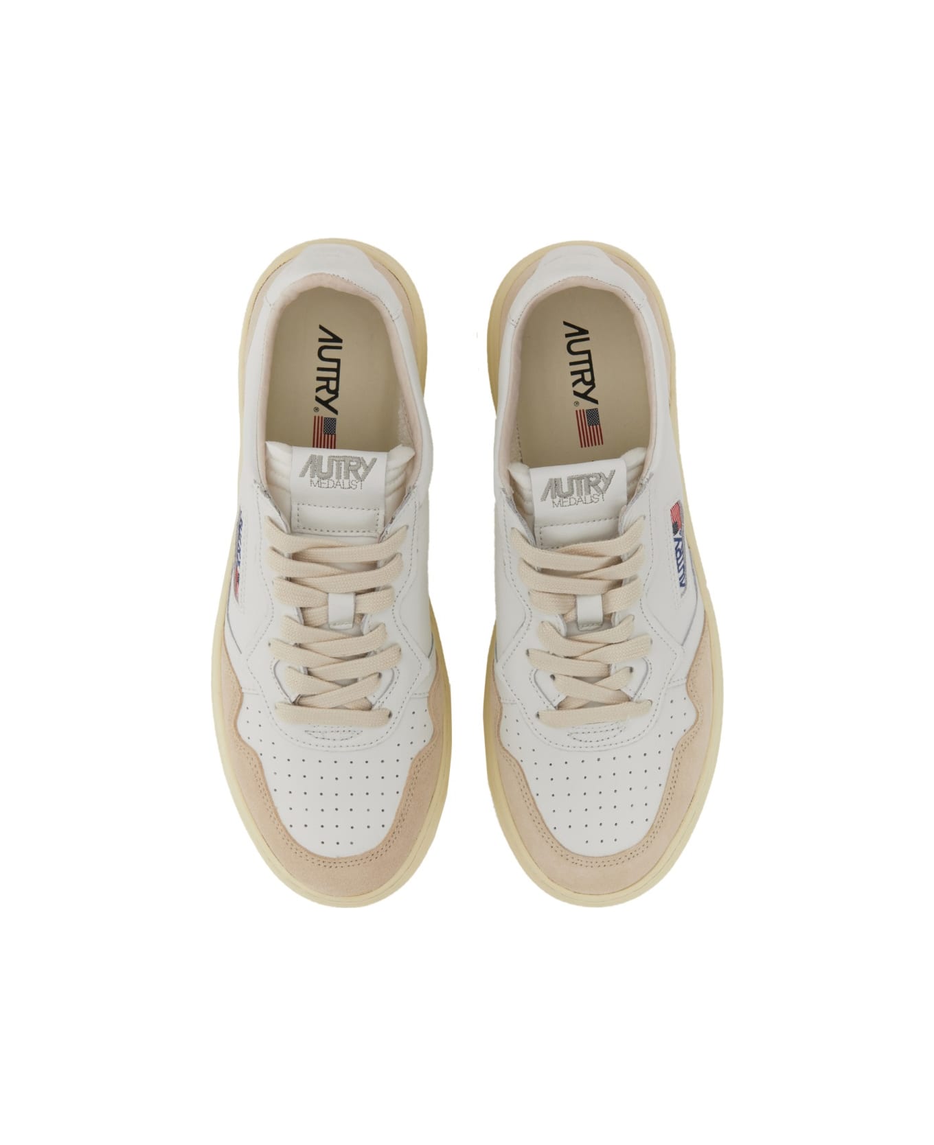 Autry Medalist Low Sneaker - WHITE